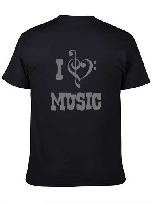 Rebbecca I Love Music T-Shirt - Stylish Graphic Tee