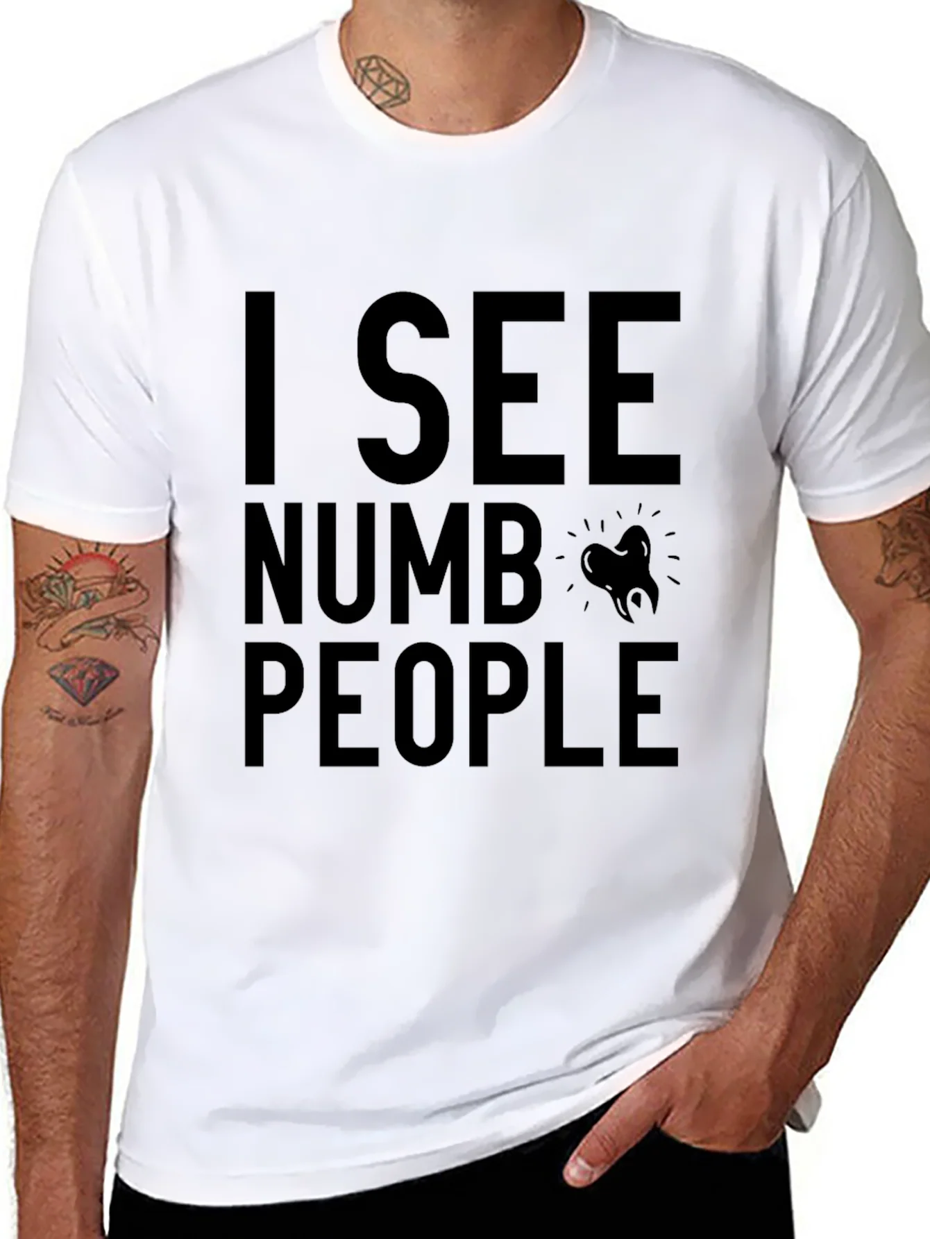 Rebbecca I See Numb People Black T-Shirt
