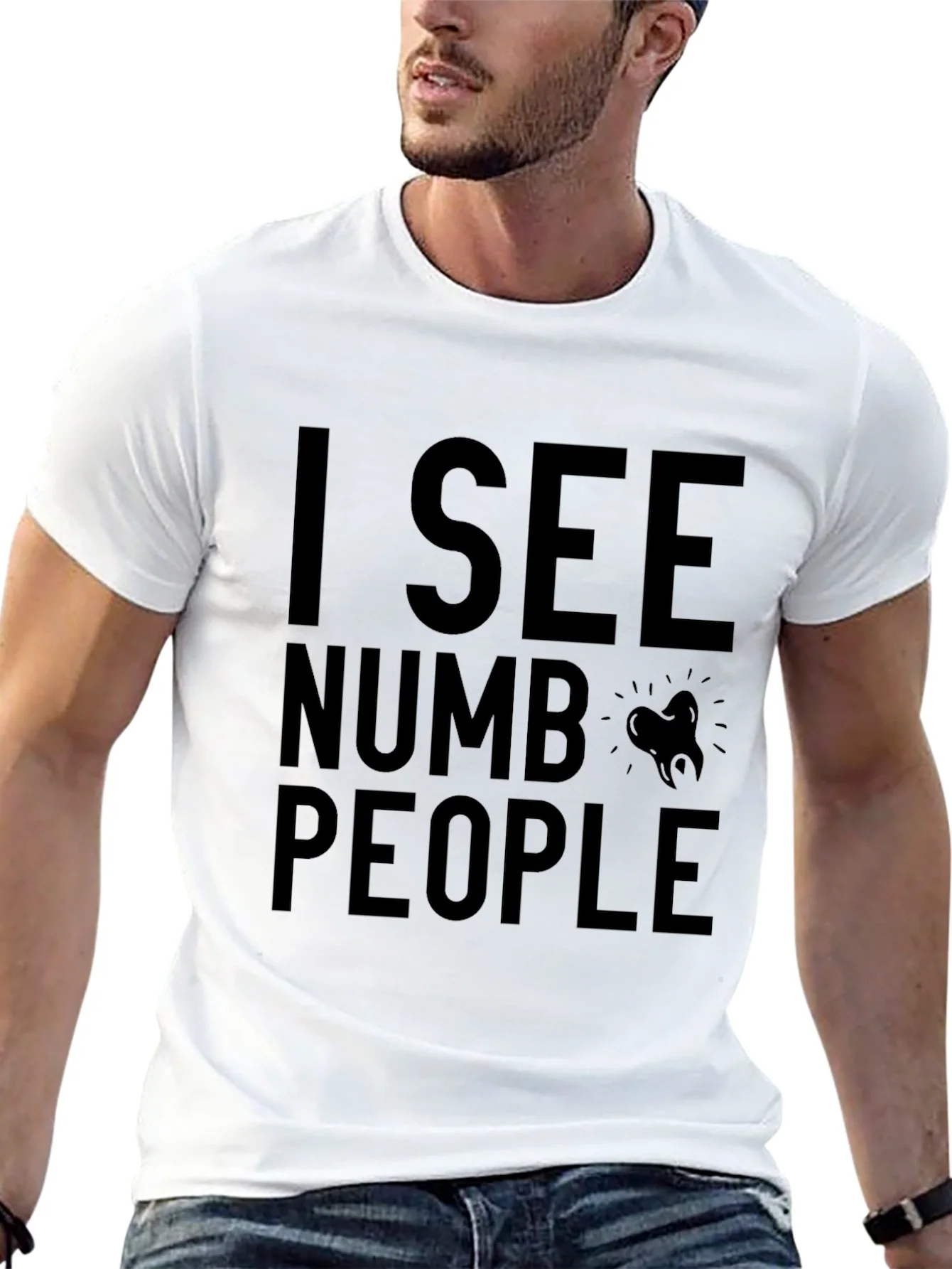 Rebbecca I See Numb People Black T-Shirt