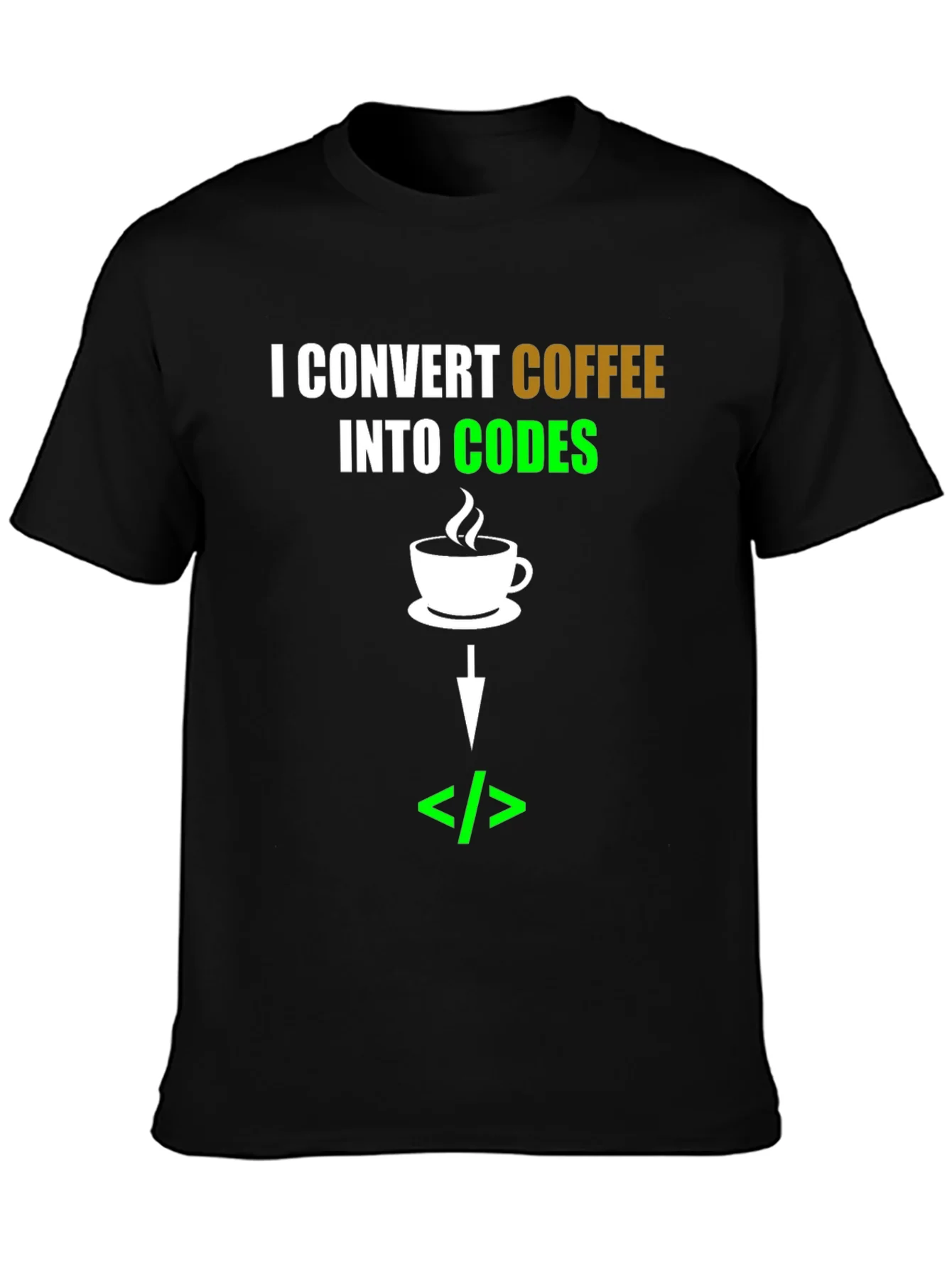 Rebbecca Coffee to Code Converter T-Shirt - Programmer Gift