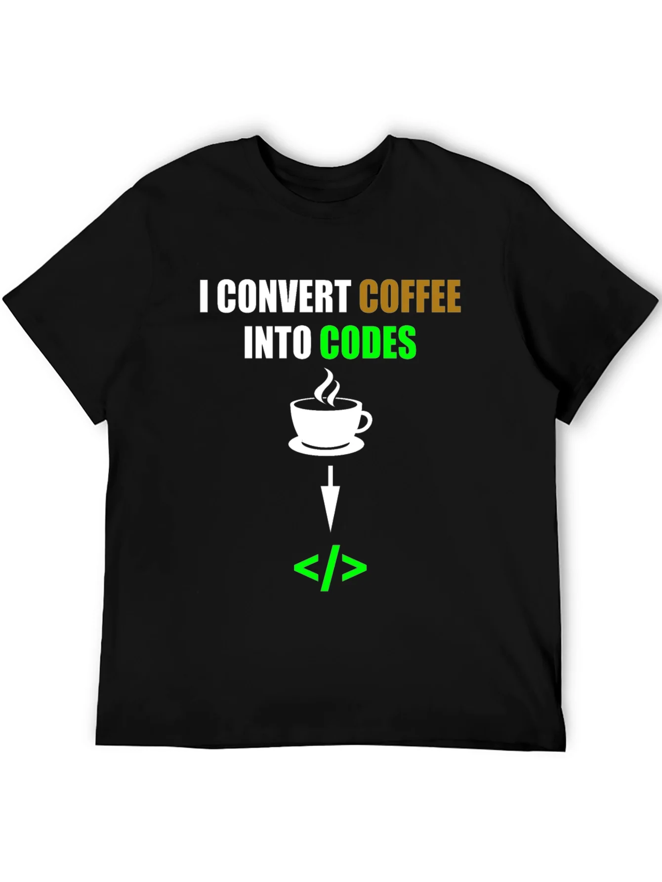 Rebbecca Coffee to Code Converter T-Shirt - Programmer Gift