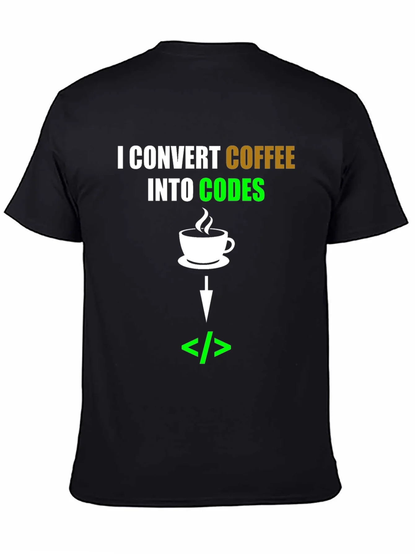 Rebbecca Coffee to Code Converter T-Shirt - Programmer Gift