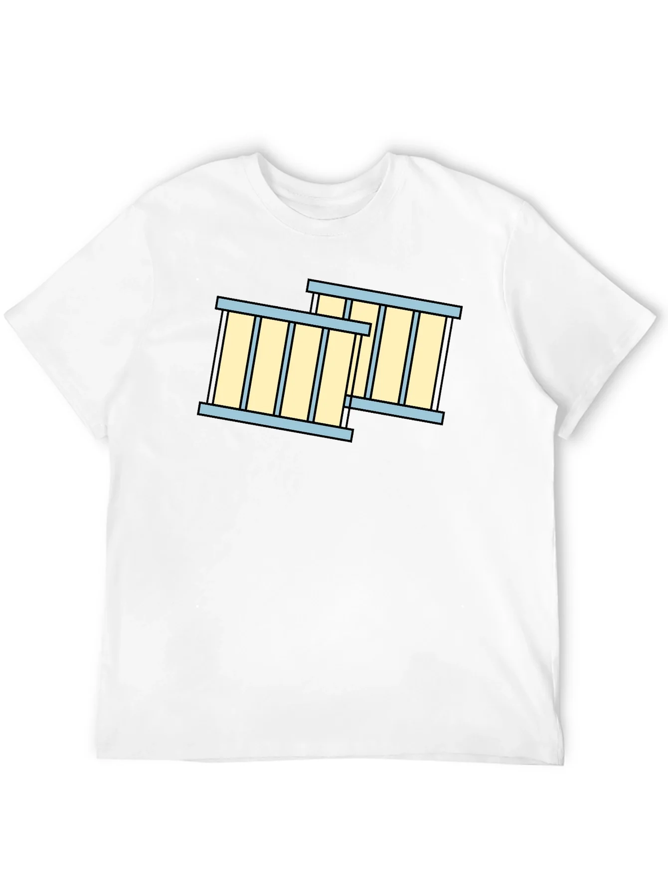 Rebbecca Jail Cell Bars Graphic T-Shirt - Black