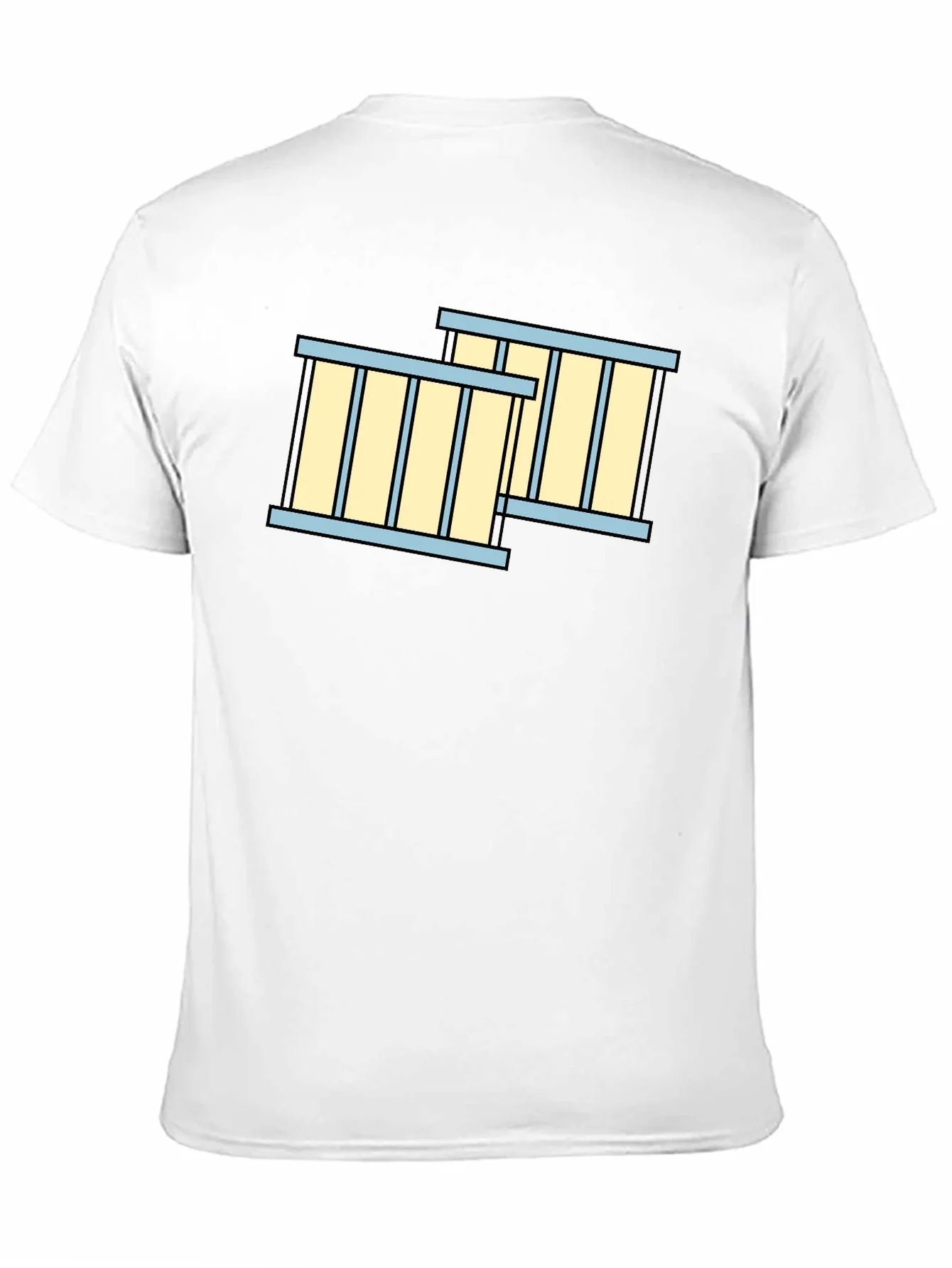 Rebbecca Jail Cell Bars Graphic T-Shirt - Black