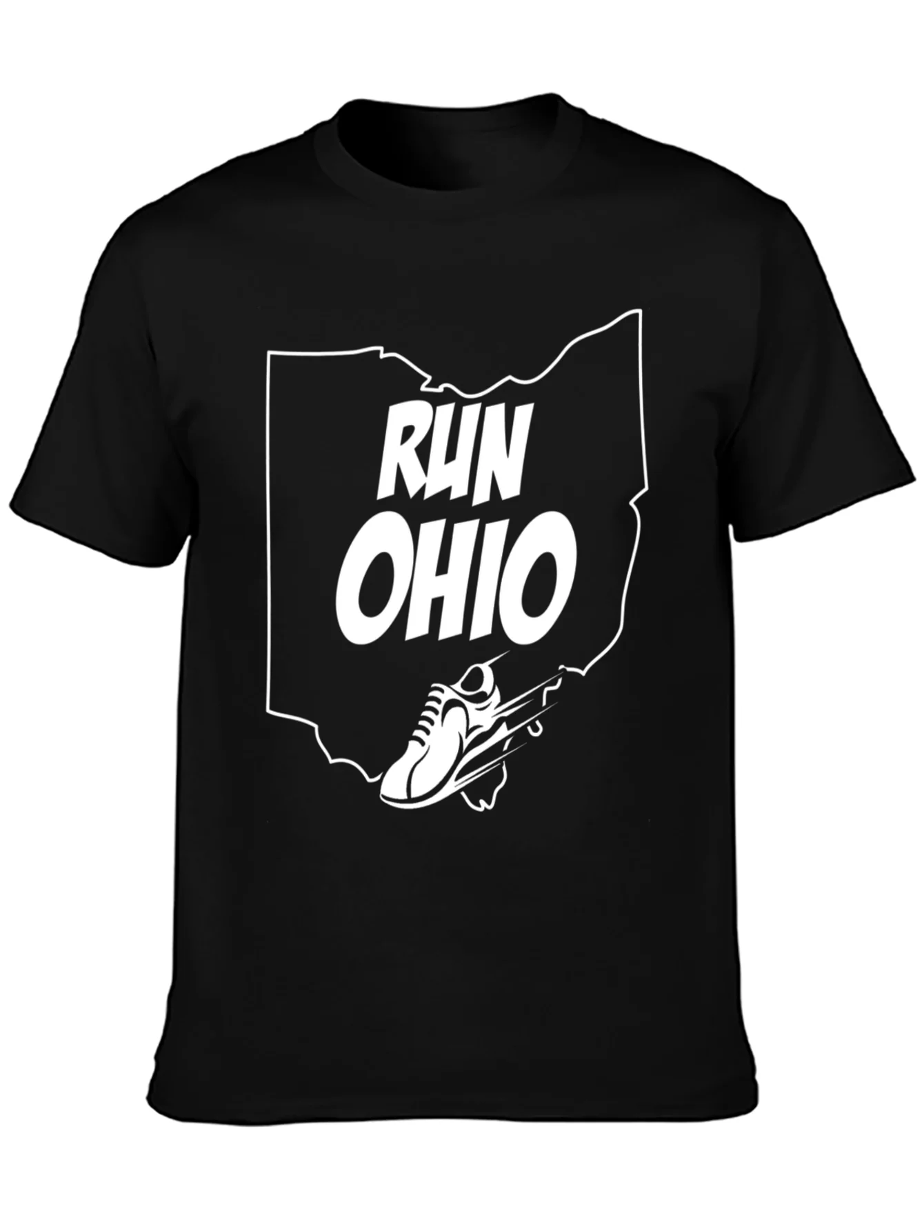 Rebbecca Run Ohio State Outline T-Shirt