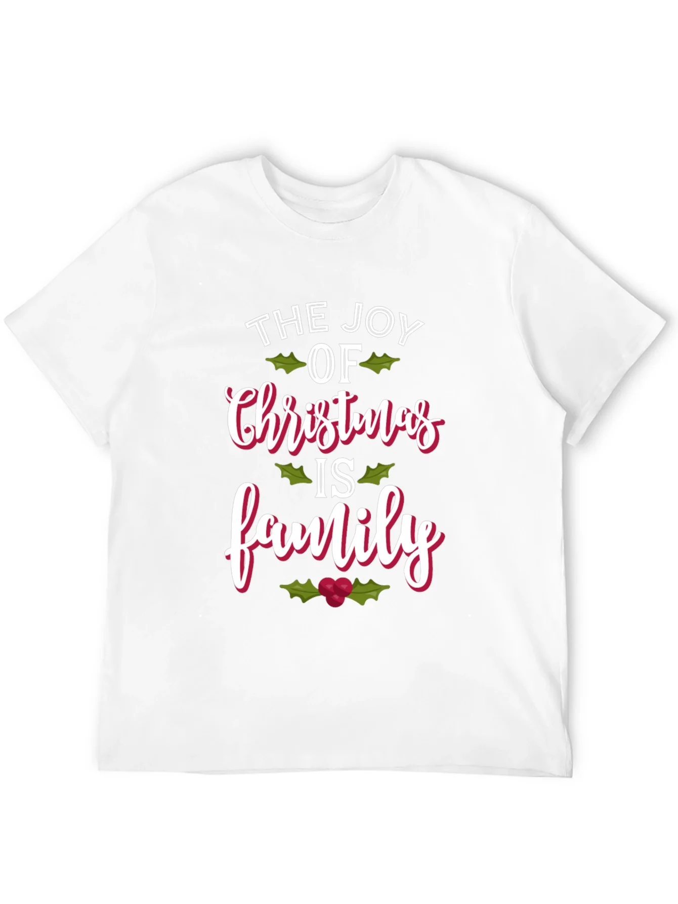 Rebbecca The Joy of Christmas is Family T-Shirt