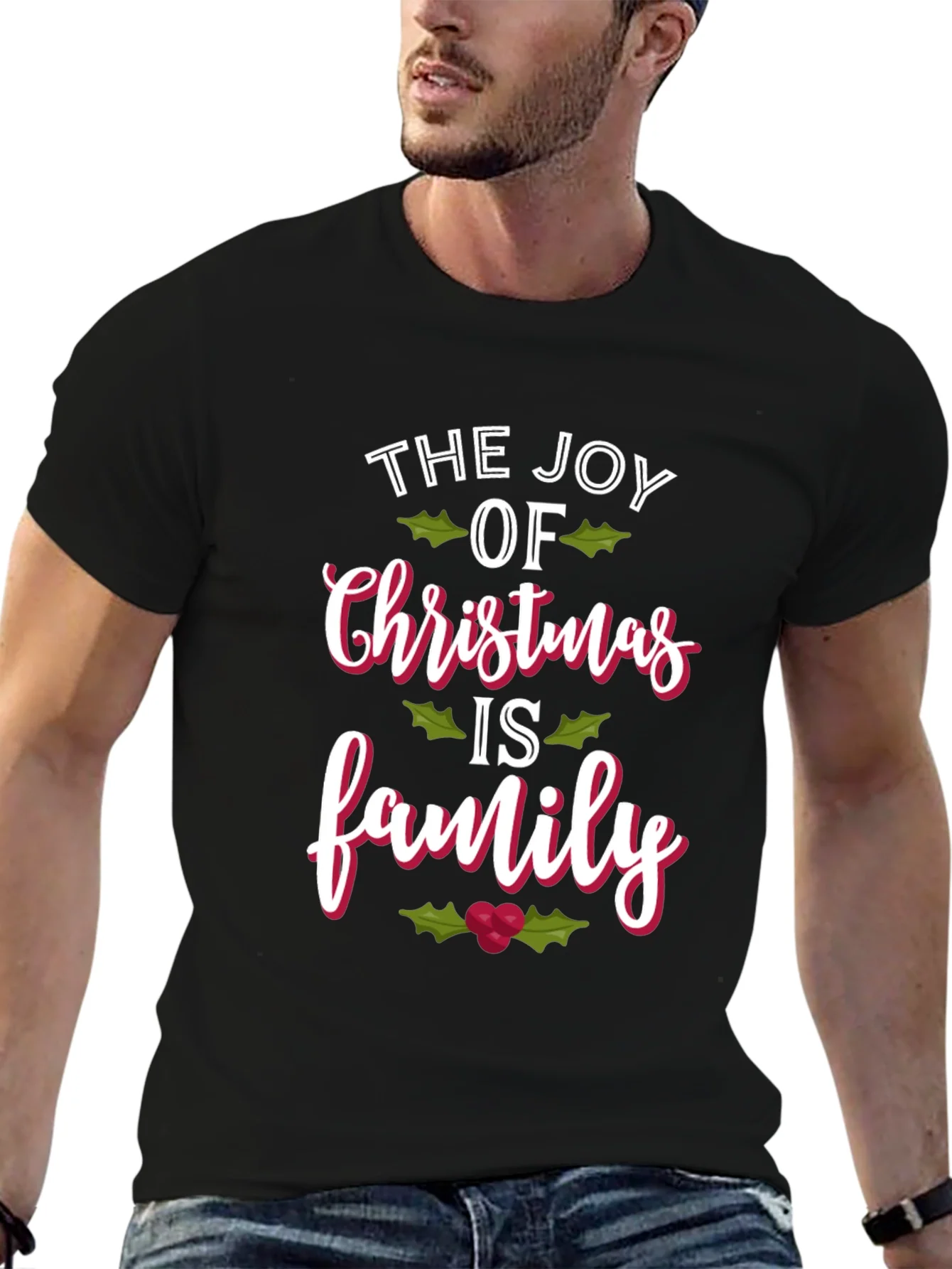 Rebbecca The Joy of Christmas is Family T-Shirt