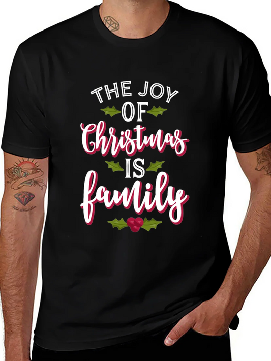 Rebbecca The Joy of Christmas is Family T-Shirt
