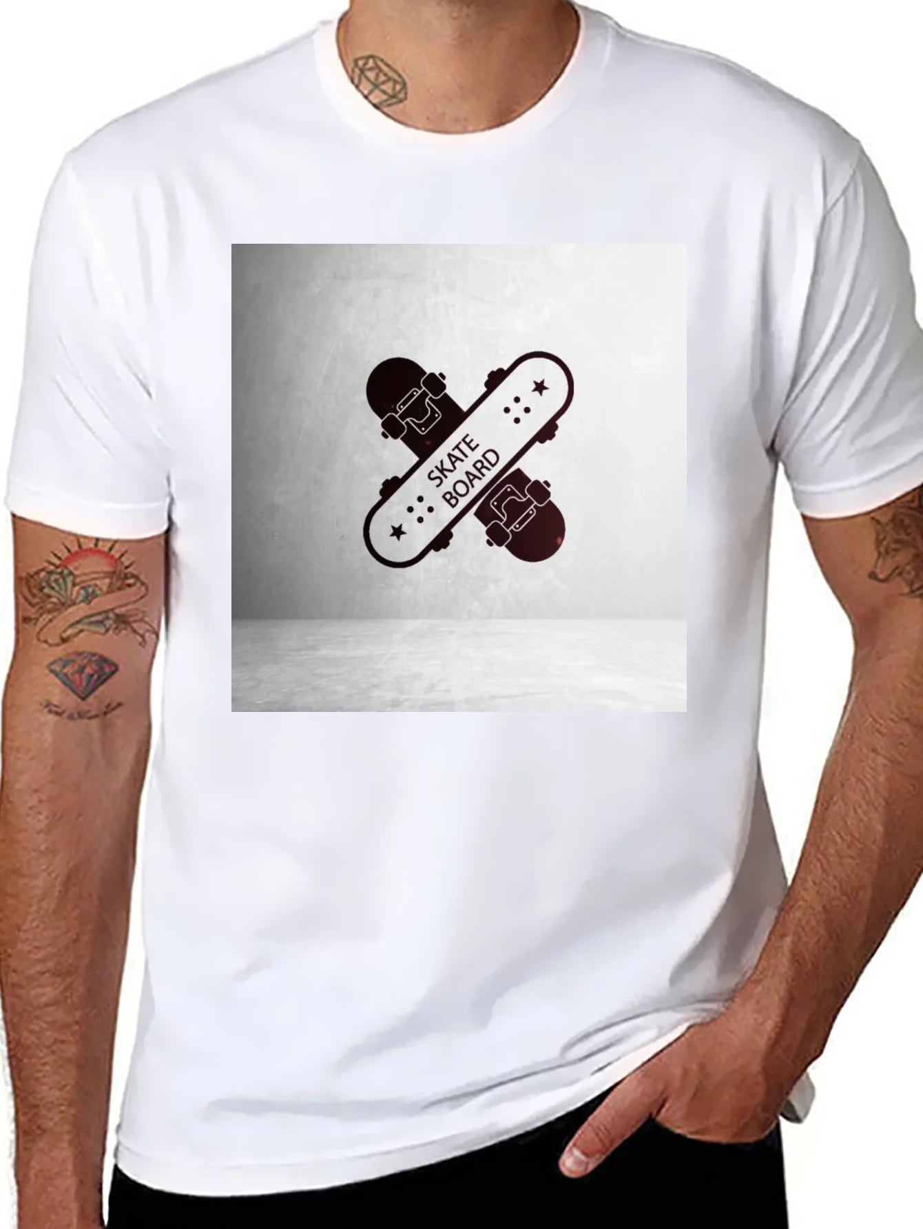 Rebbecca Black Skateboard Graphic Tee - Casual Streetwear Style