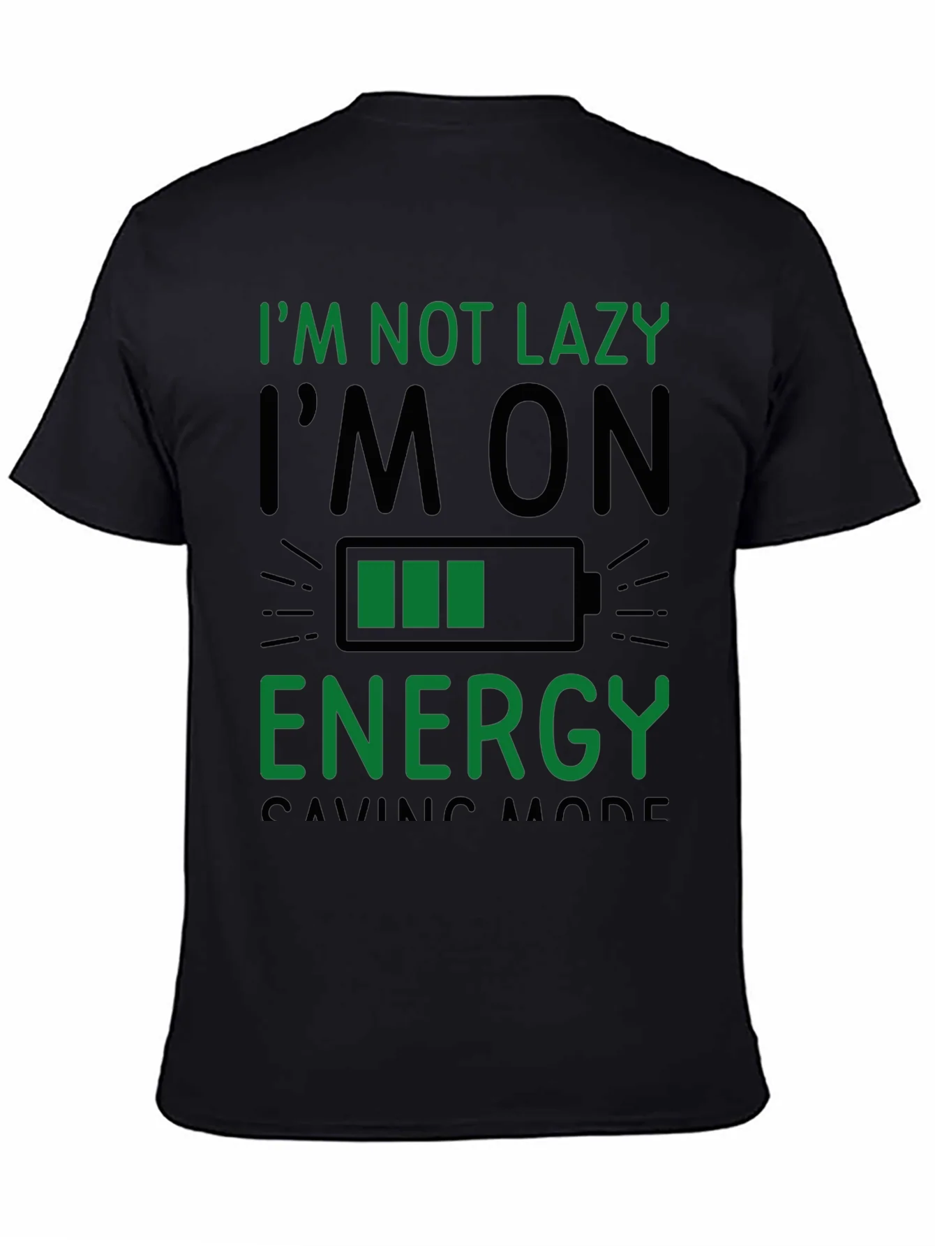 Camiseta Negra: Modo Ahorro de Energ¨ªa