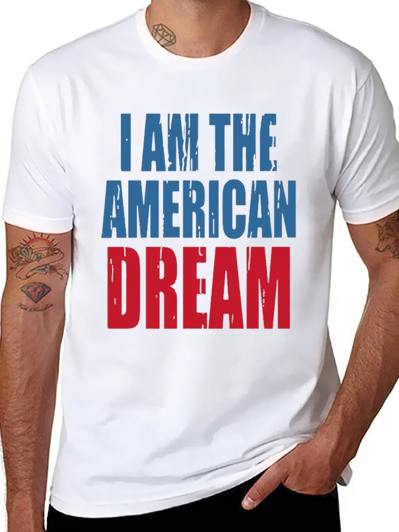 Camiseta Hombre: Sue?o Americano