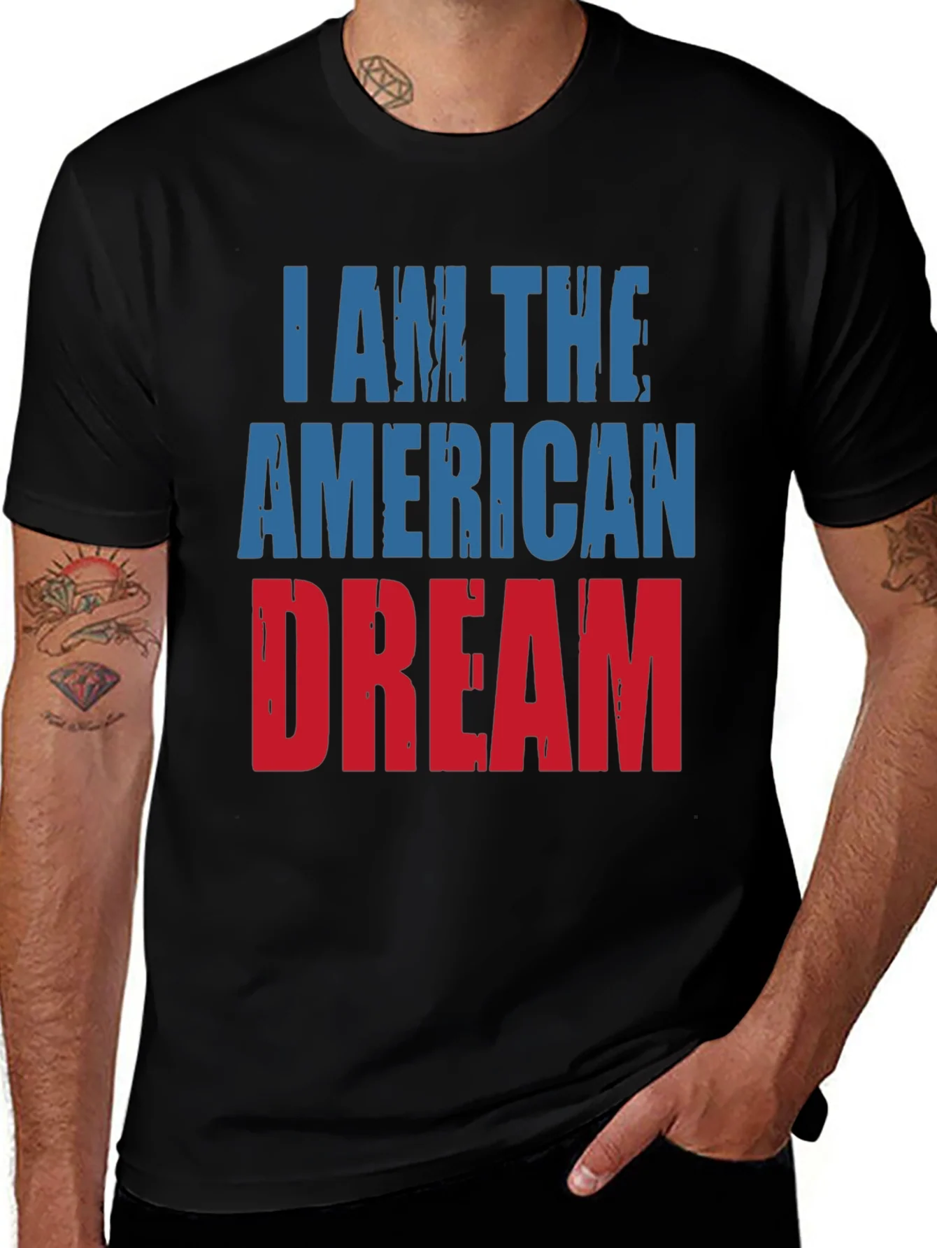 Camiseta Hombre: Sue?o Americano