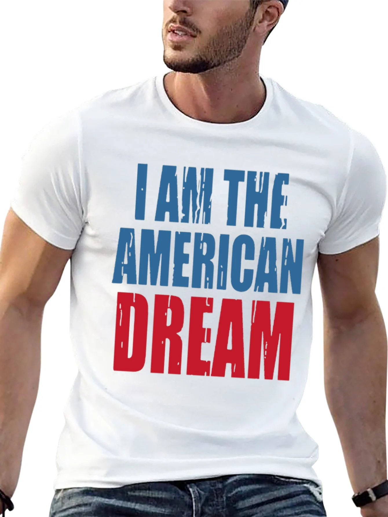 Camiseta Hombre: Sue?o Americano