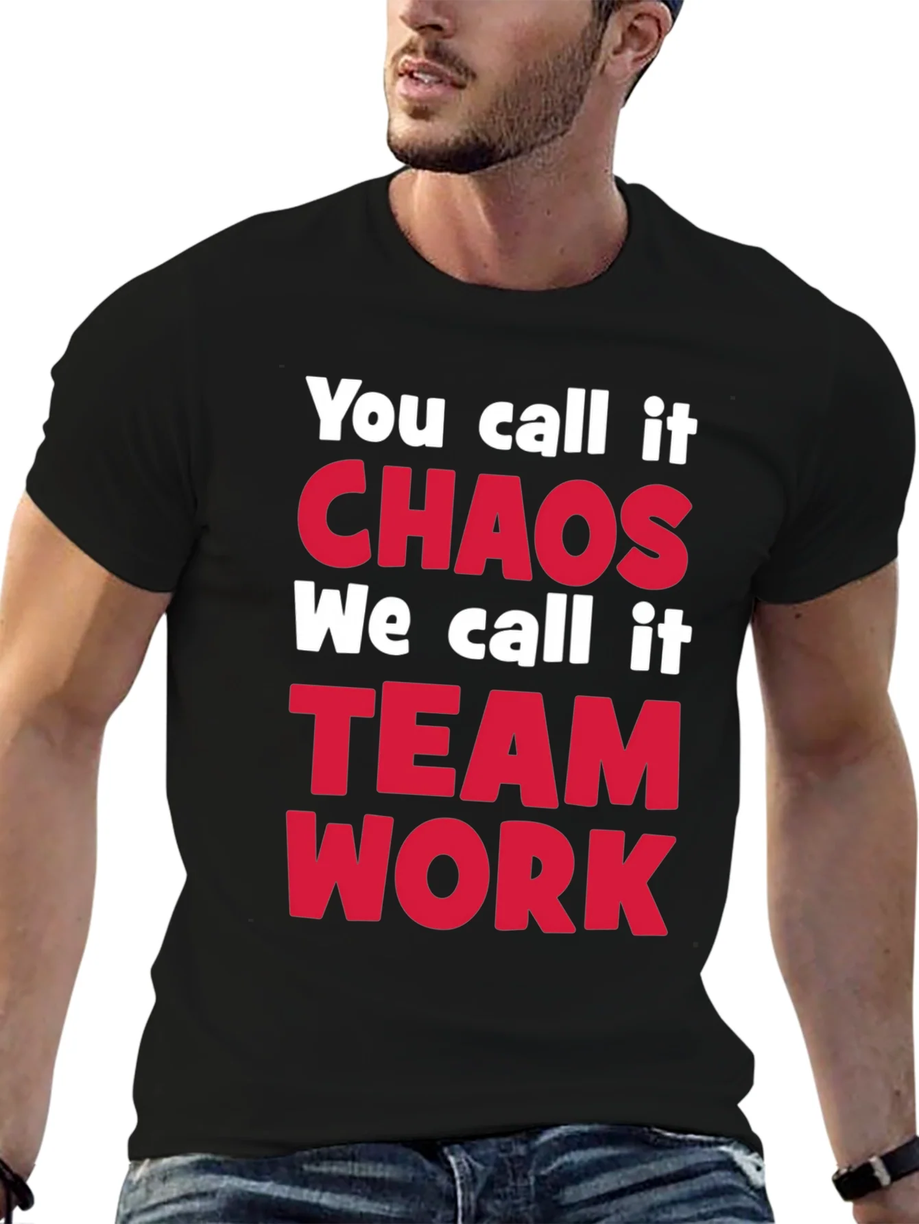 Rebbecca Chaos Teamwork T-Shirt Funny Team Tee
