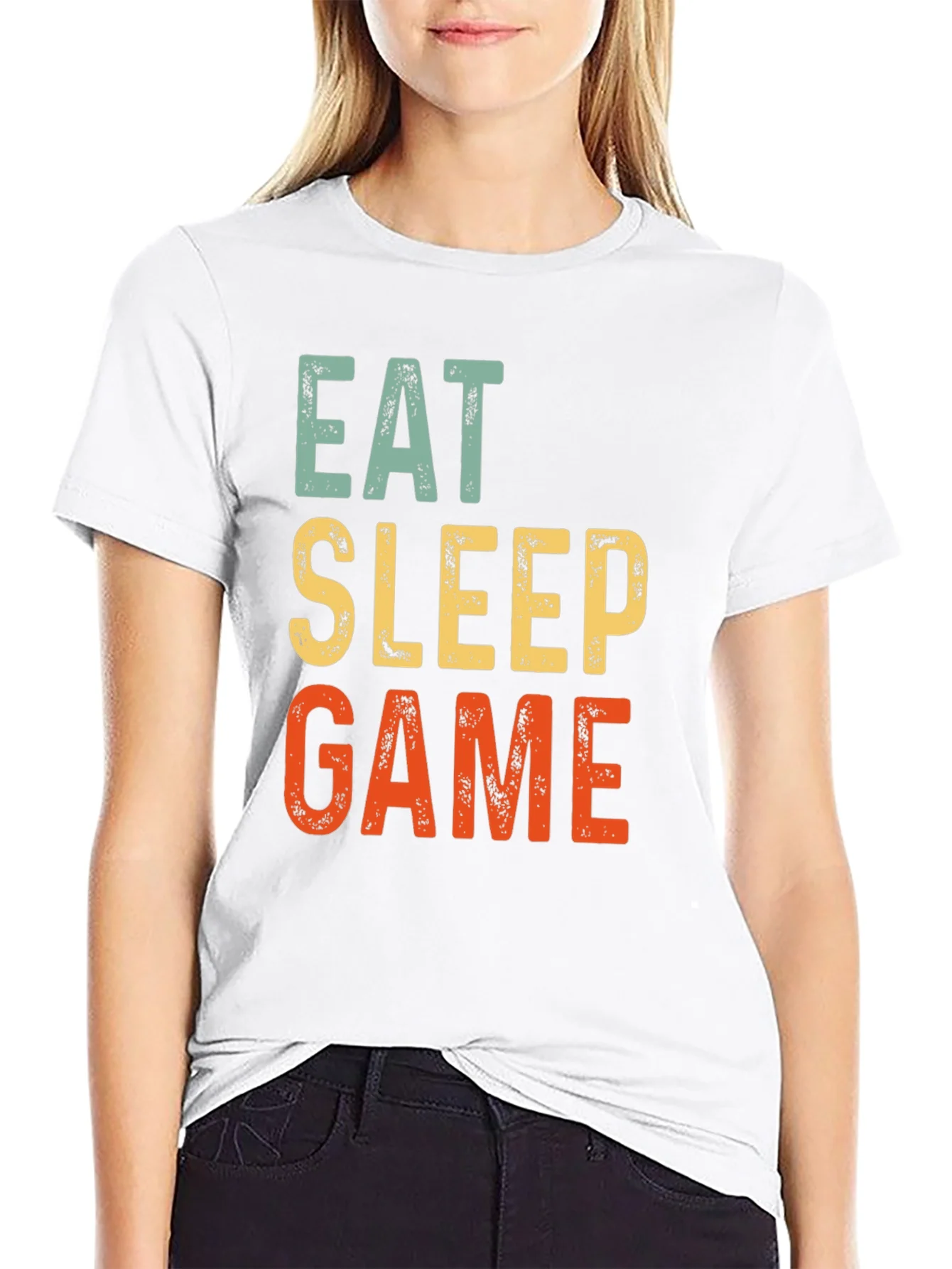Rebbecca Eat Sleep Game T-Shirt - Gamer Gift