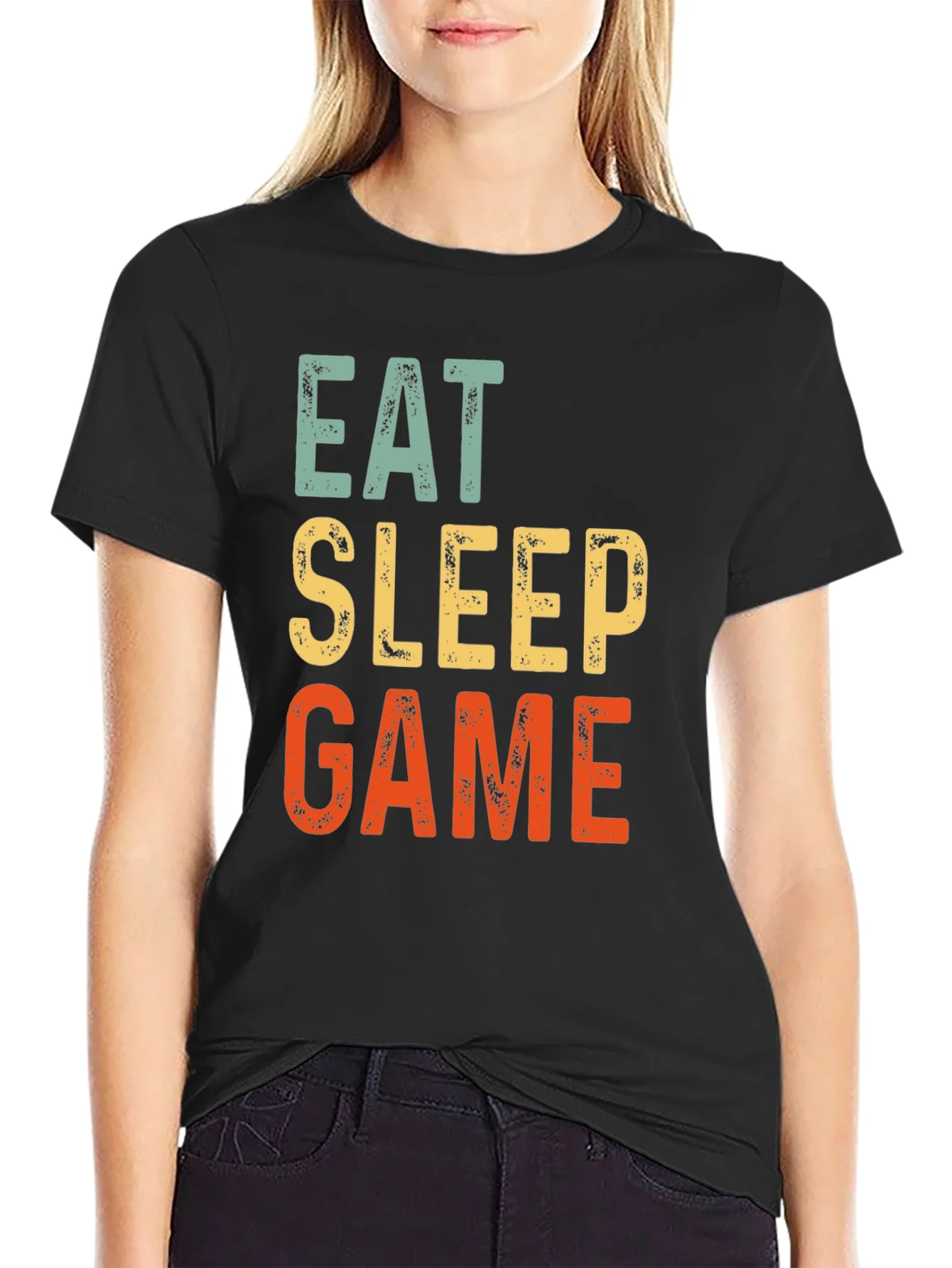 Rebbecca Eat Sleep Game T-Shirt - Gamer Gift