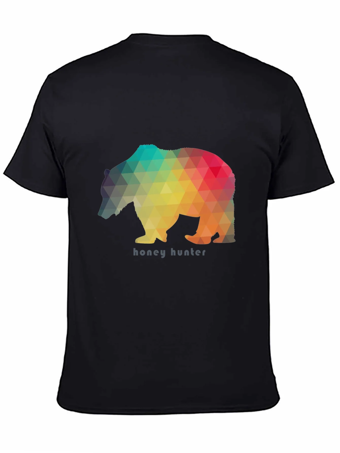 Camiseta Negra Oso Honey Hunter
