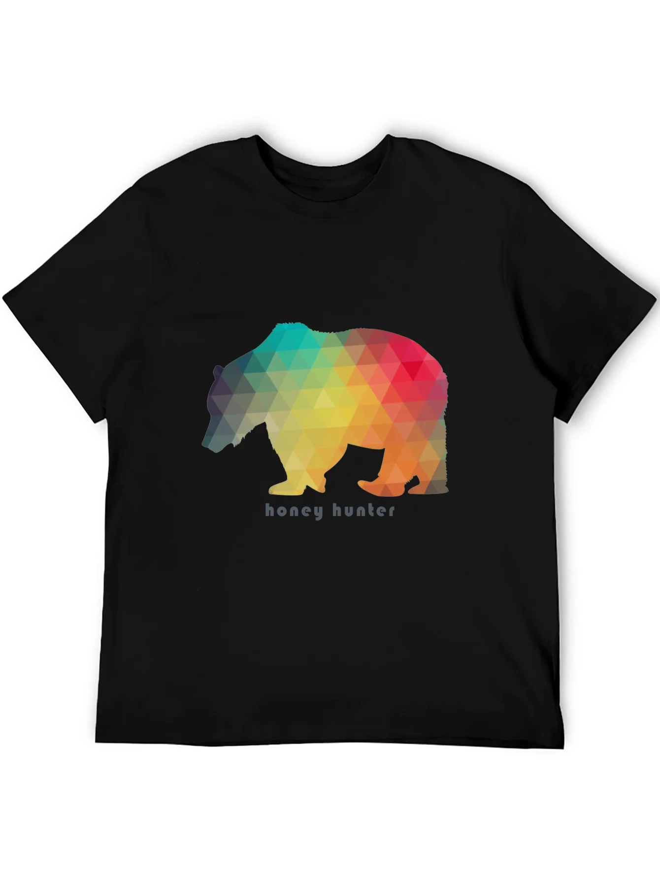 Camiseta Negra Oso Honey Hunter