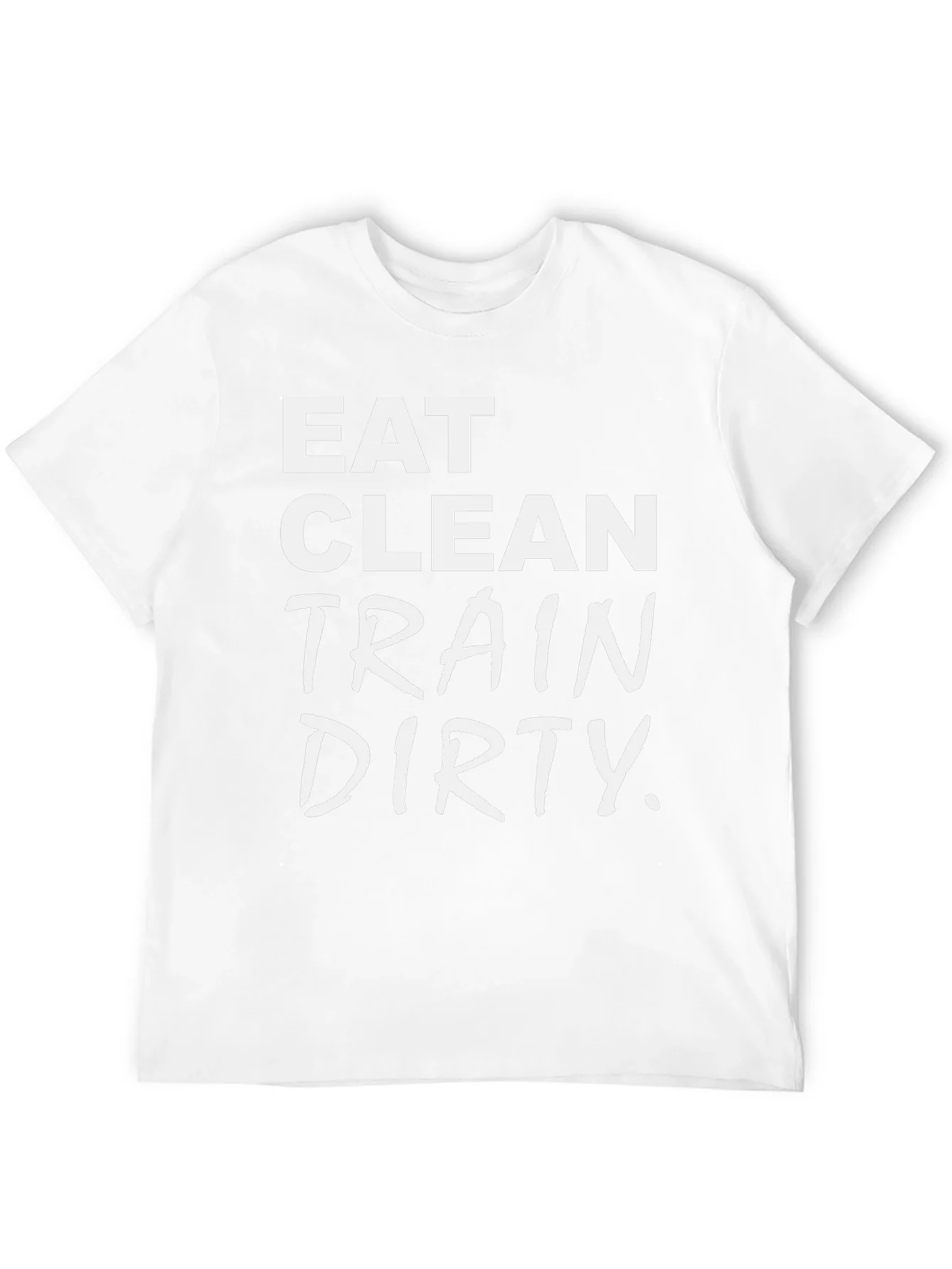 Camiseta Negra: Eat Clean Train Dirty