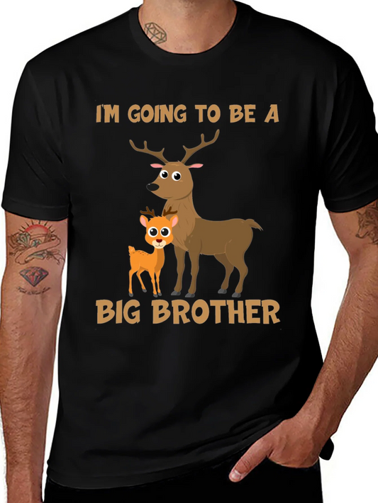 Rebbecca Big Brother Deer T-Shirt - Cute Baby Announcement