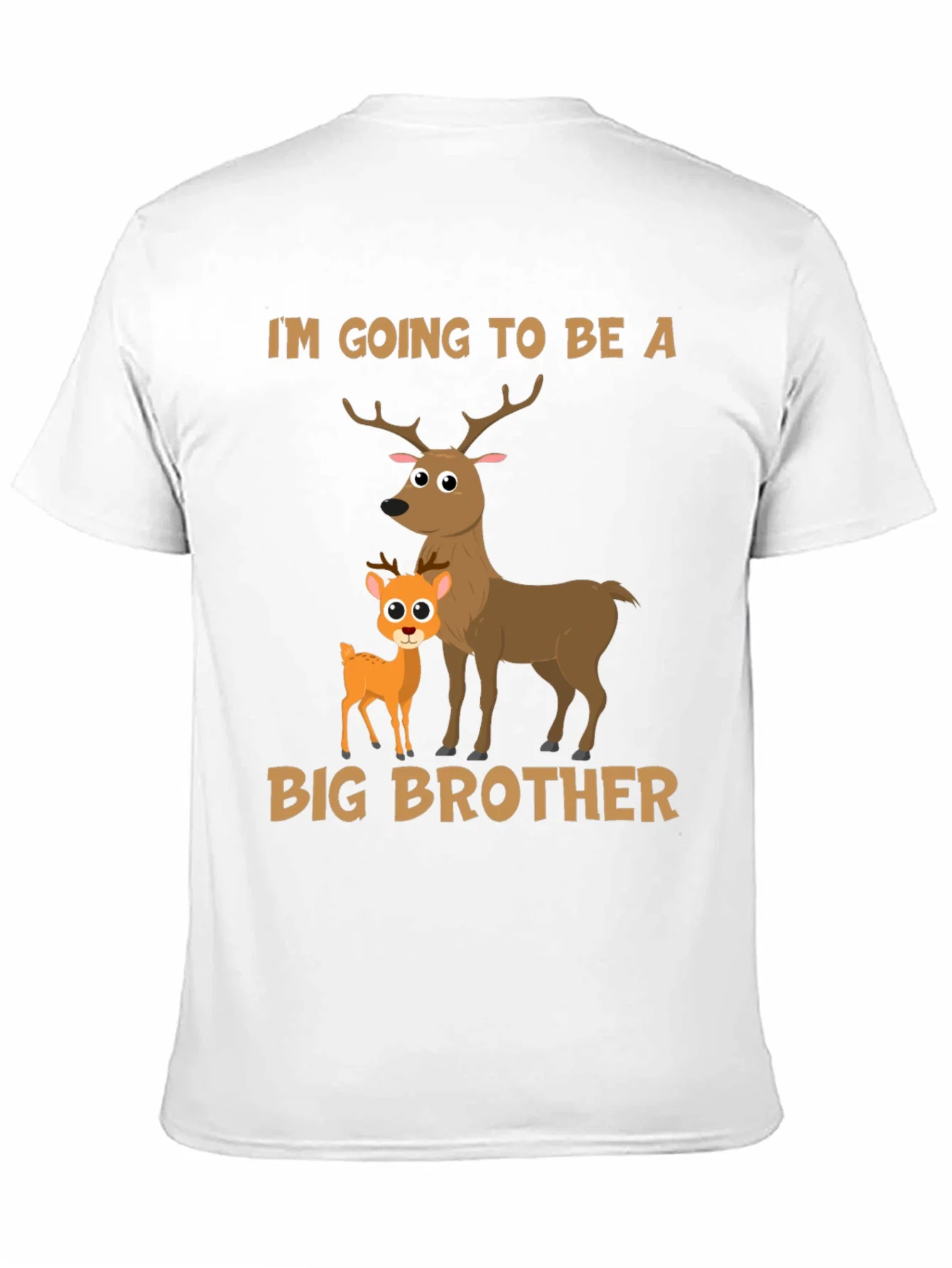 Rebbecca Big Brother Deer T-Shirt - Cute Baby Announcement
