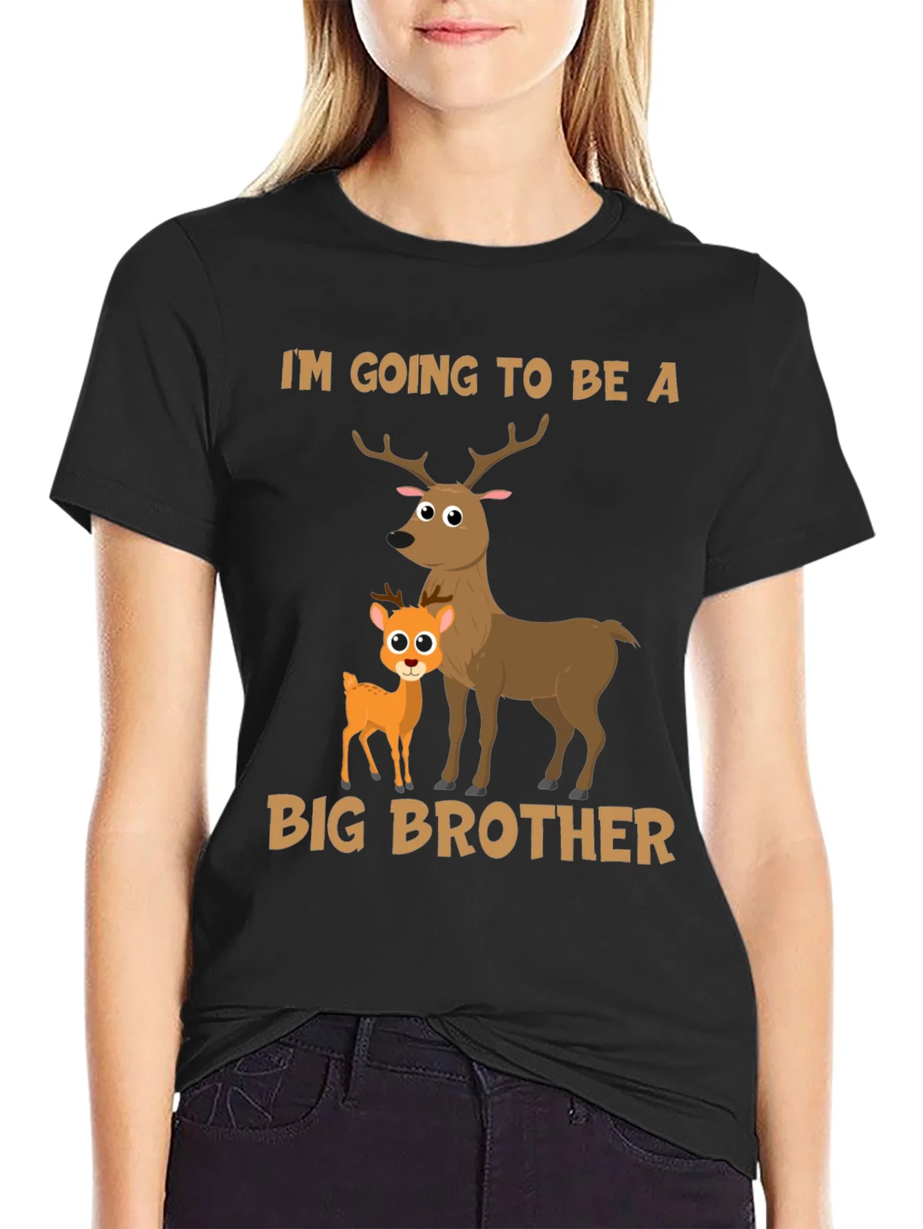 Rebbecca Big Brother Deer T-Shirt - Cute Baby Announcement