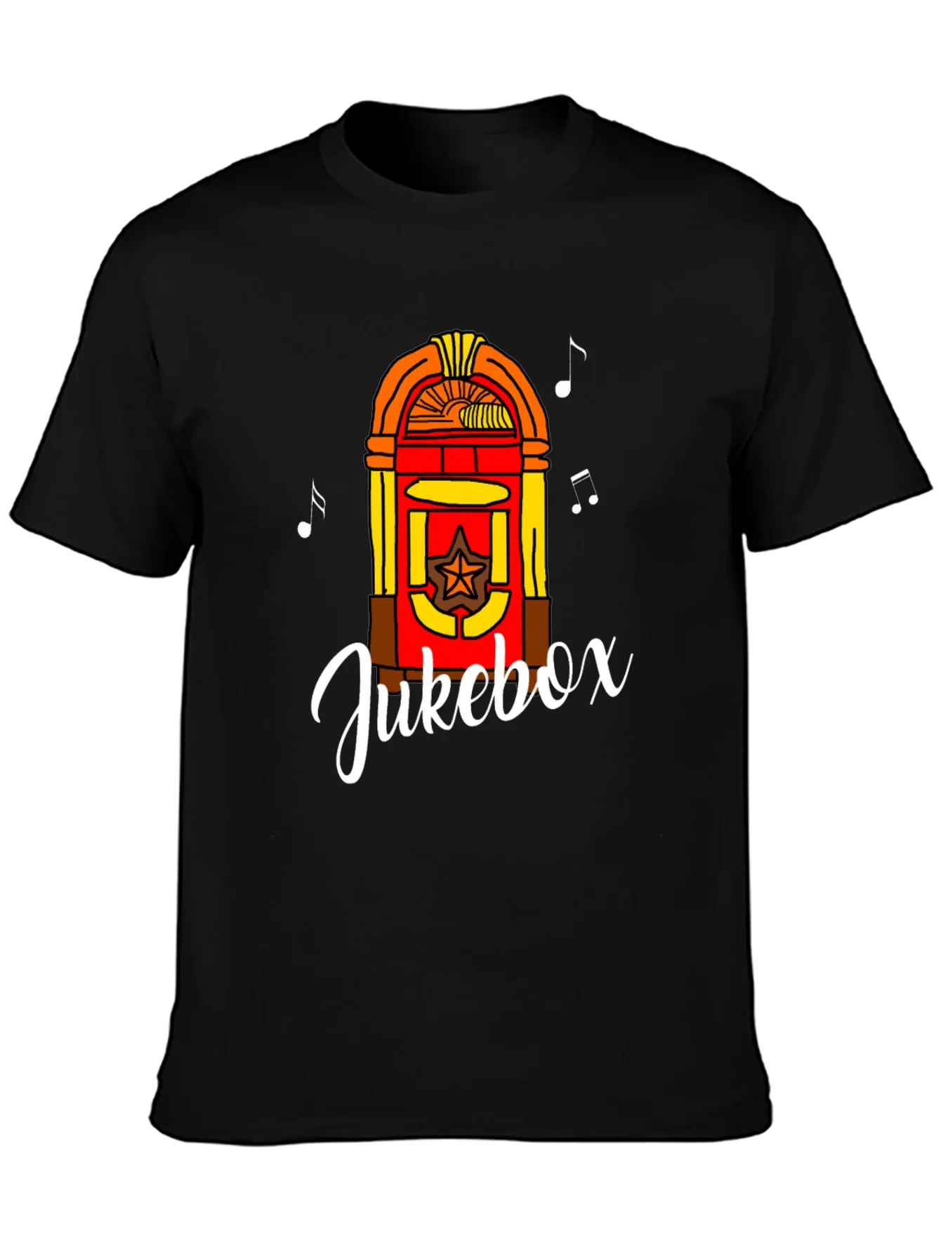 Rebbecca Retro Jukebox Graphic Tee - Musical Style
