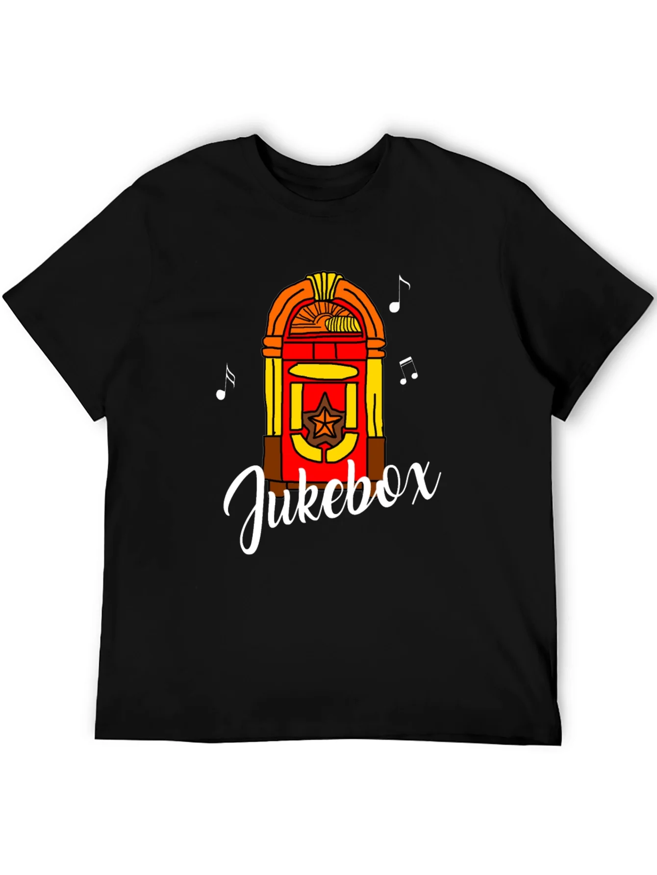 Rebbecca Retro Jukebox Graphic Tee - Musical Style