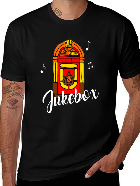 Rebbecca Retro Jukebox Graphic Tee - Musical Style