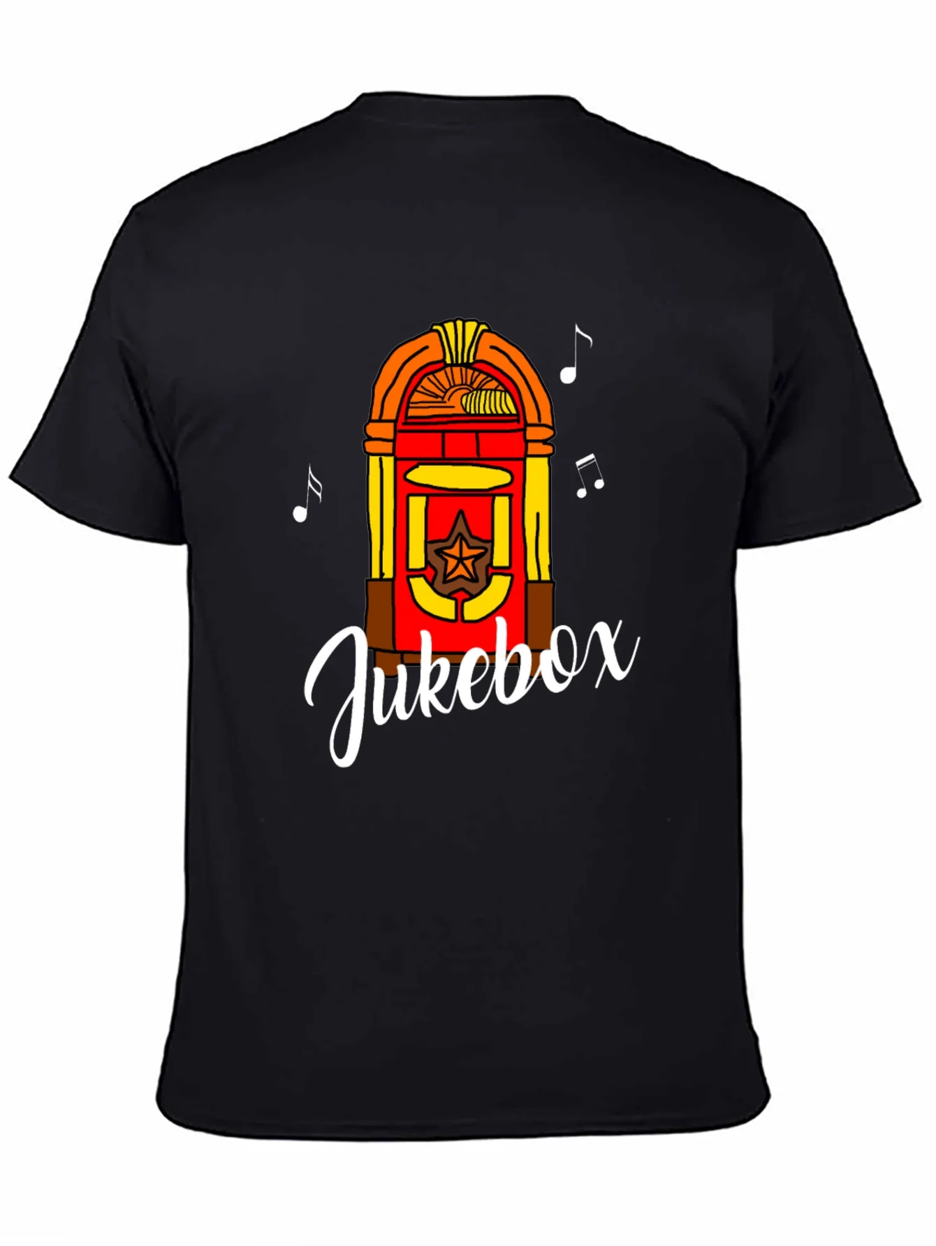 Rebbecca Retro Jukebox Graphic Tee - Musical Style