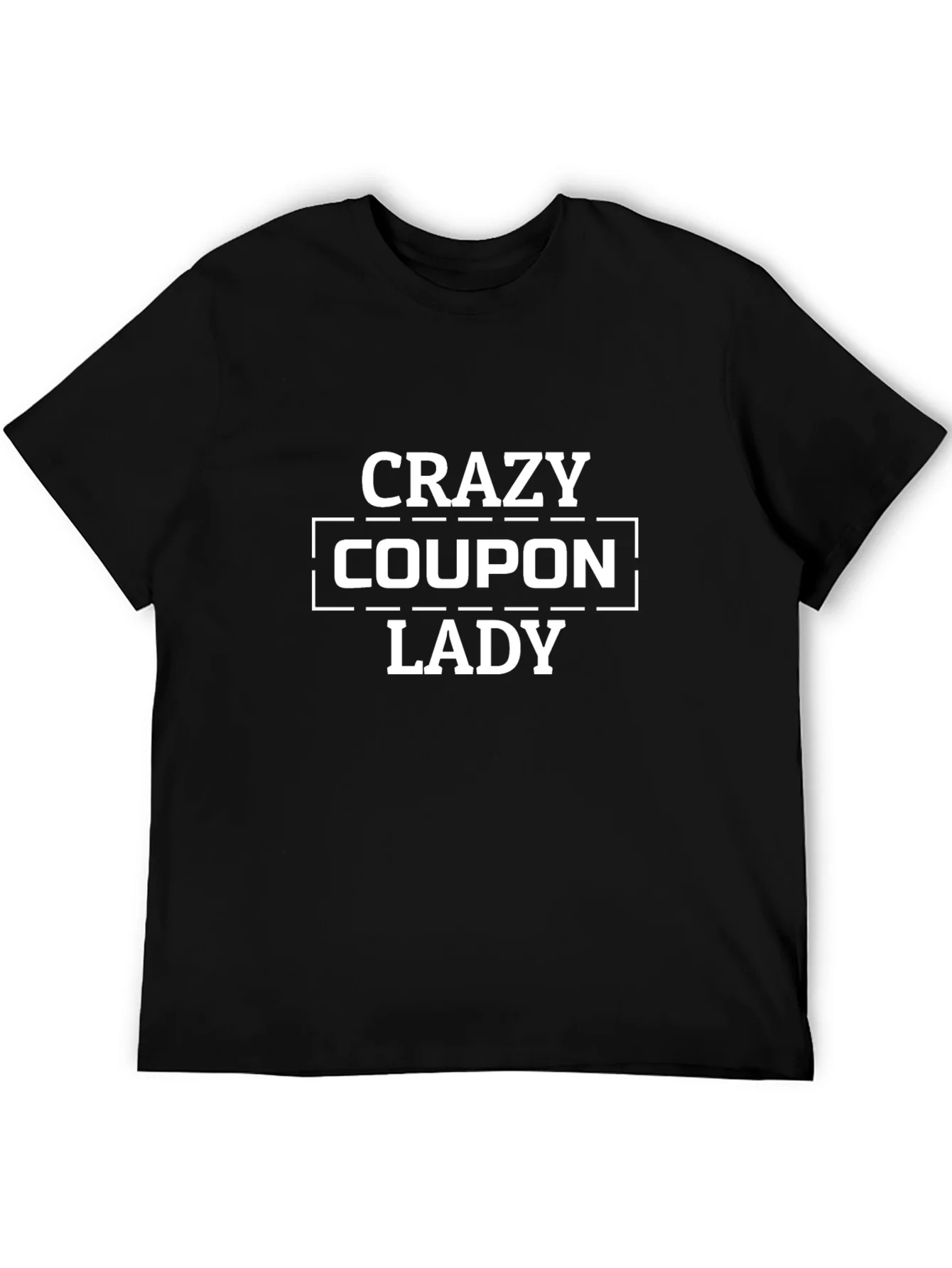 Camiseta Negra Crazy Coupon Lady