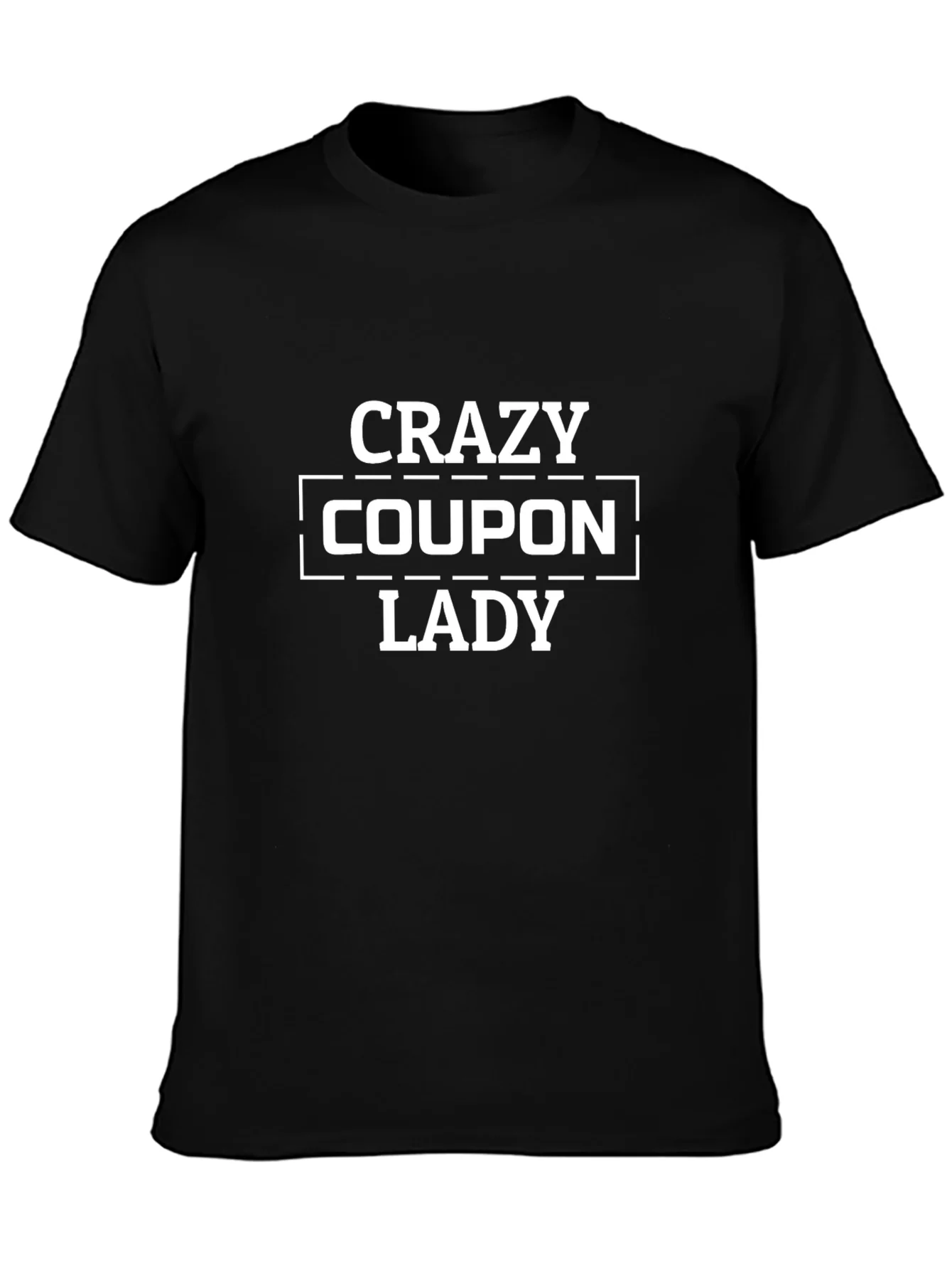 Camiseta Negra Crazy Coupon Lady