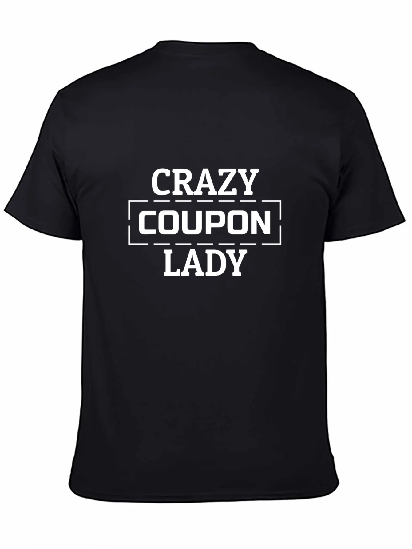 Camiseta Negra Crazy Coupon Lady