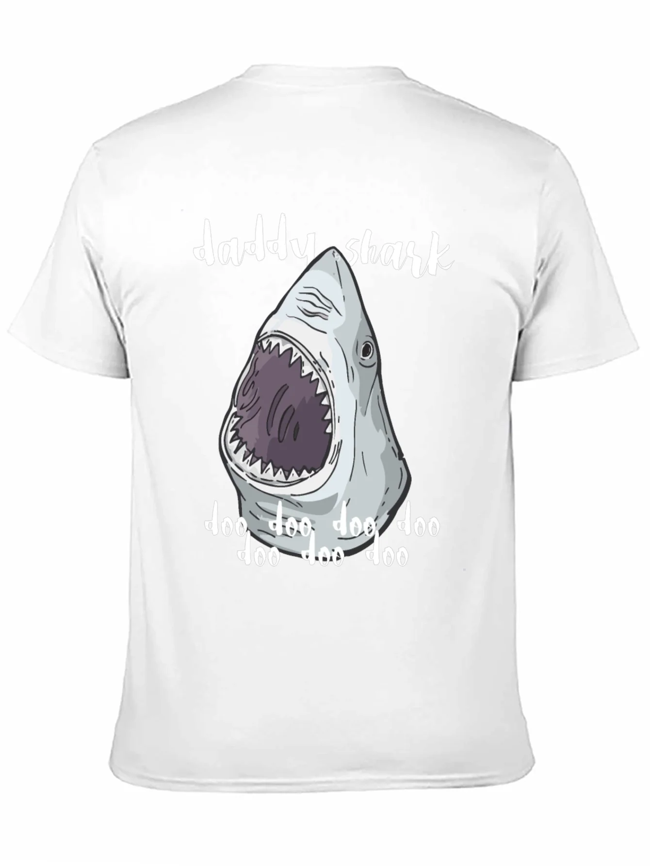Camiseta Negra Hombre Daddy Shark