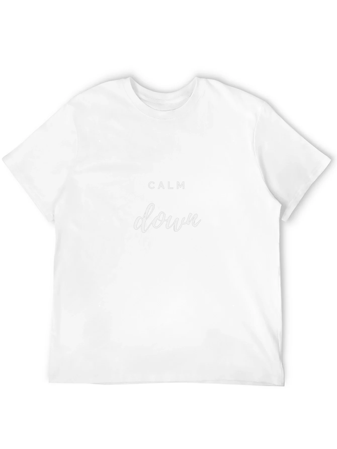 Camiseta Negra Calm Down