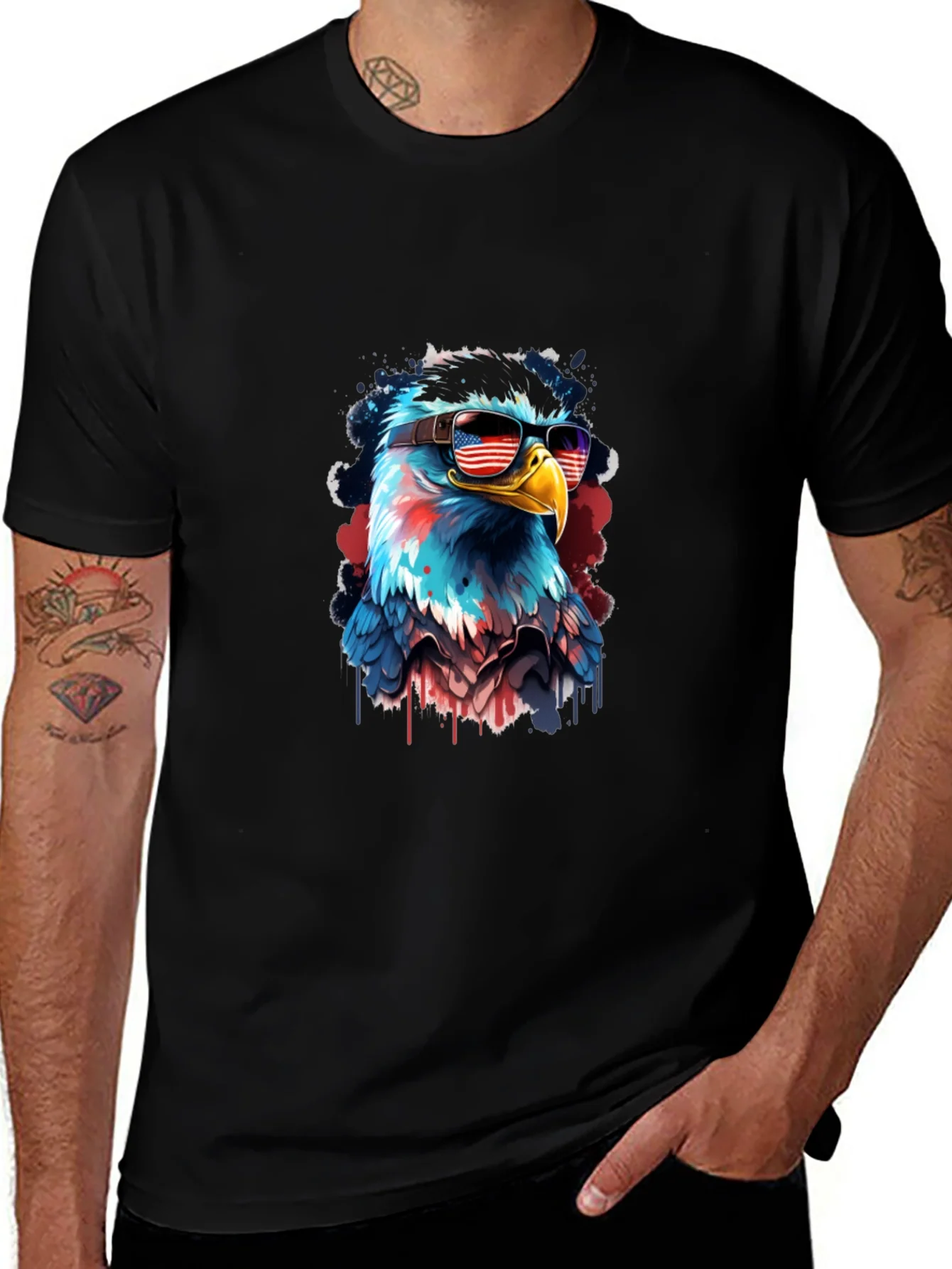 Camiseta Hombre ¨¢guila Americana