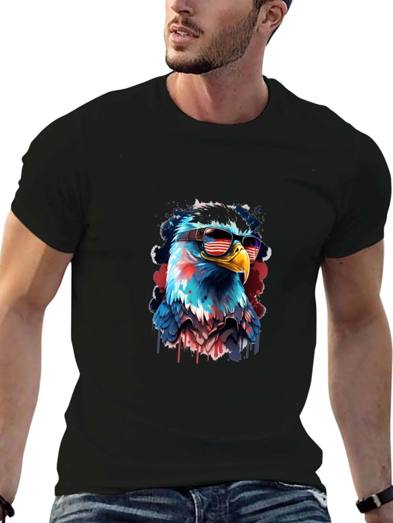 Camiseta Hombre ¨¢guila Americana