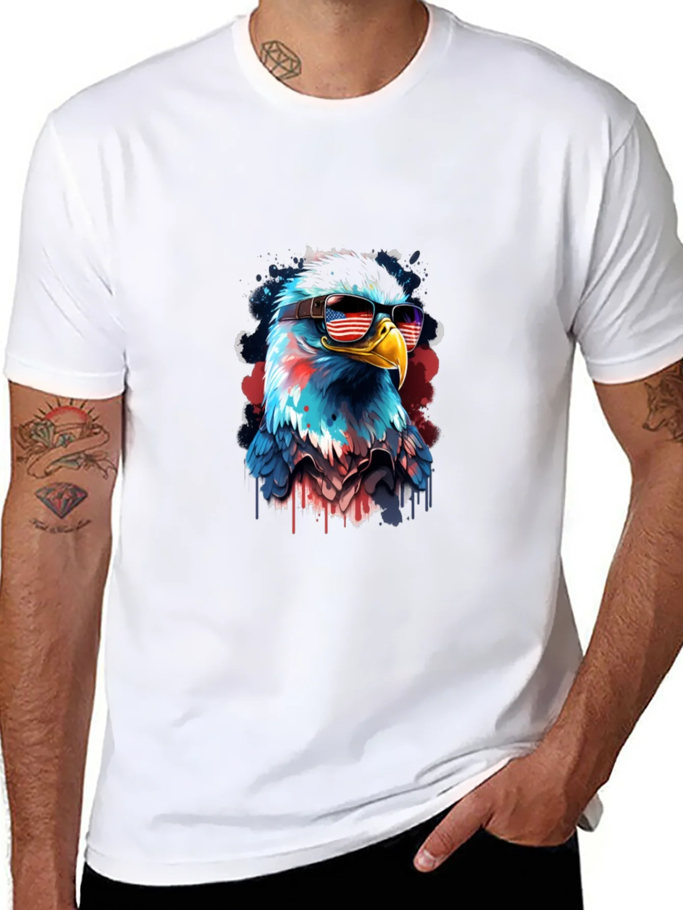 Camiseta Hombre ¨¢guila Americana