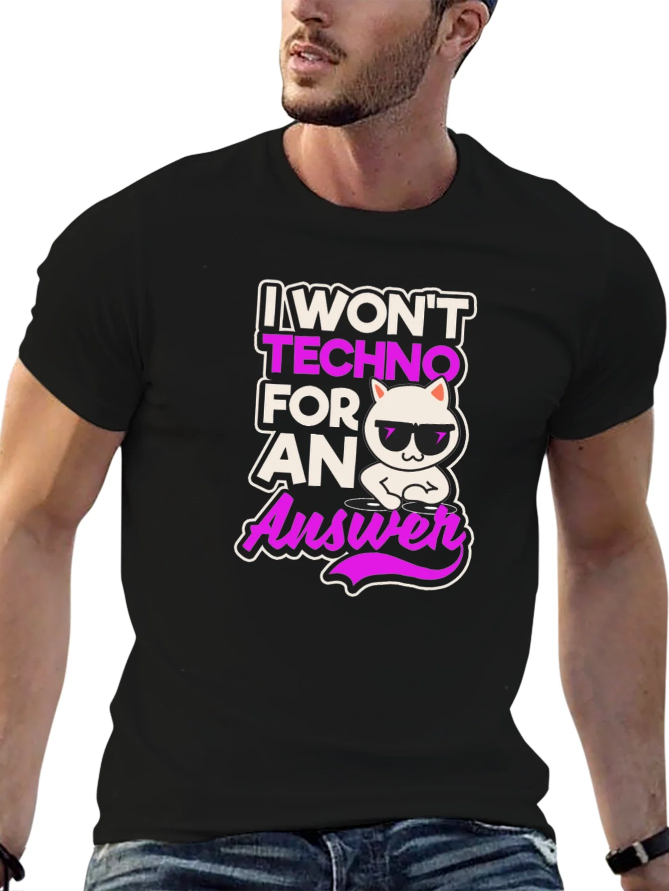 Rebbecca I Wont Techno for an Answer T-Shirt