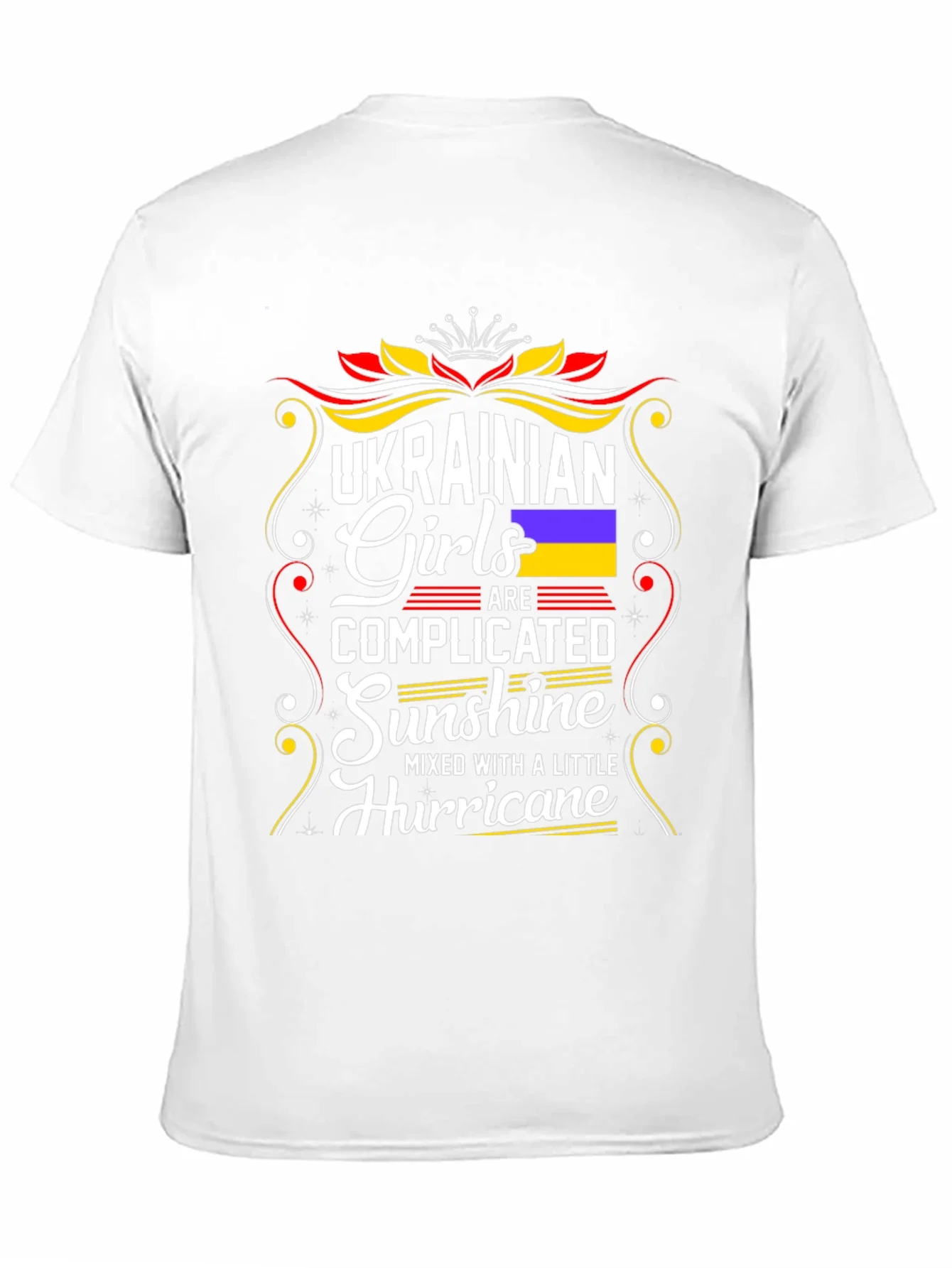 Camiseta Negra con Dise?o Ucraniano para Mujer