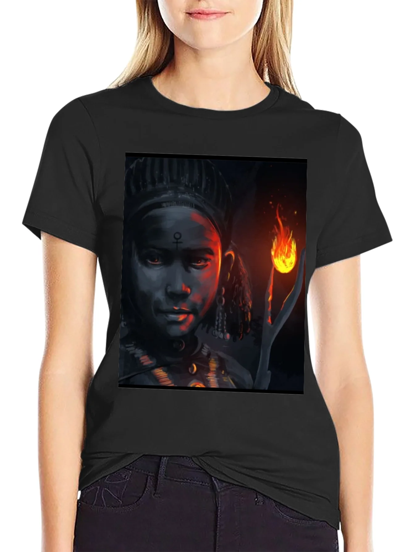 Rebbecca Mystic Fire T-Shirt - Unique Graphic Tee