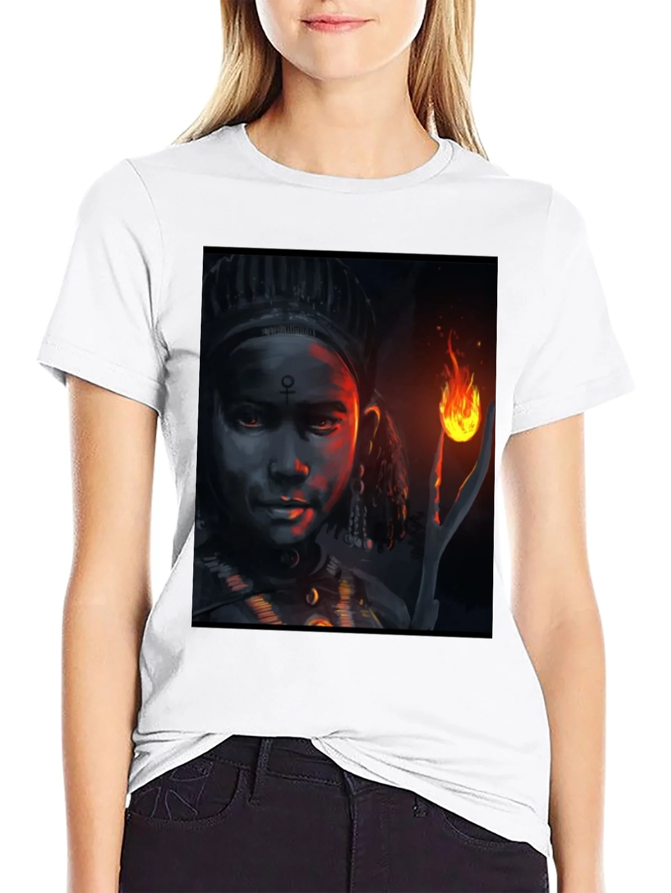 Rebbecca Mystic Fire T-Shirt - Unique Graphic Tee