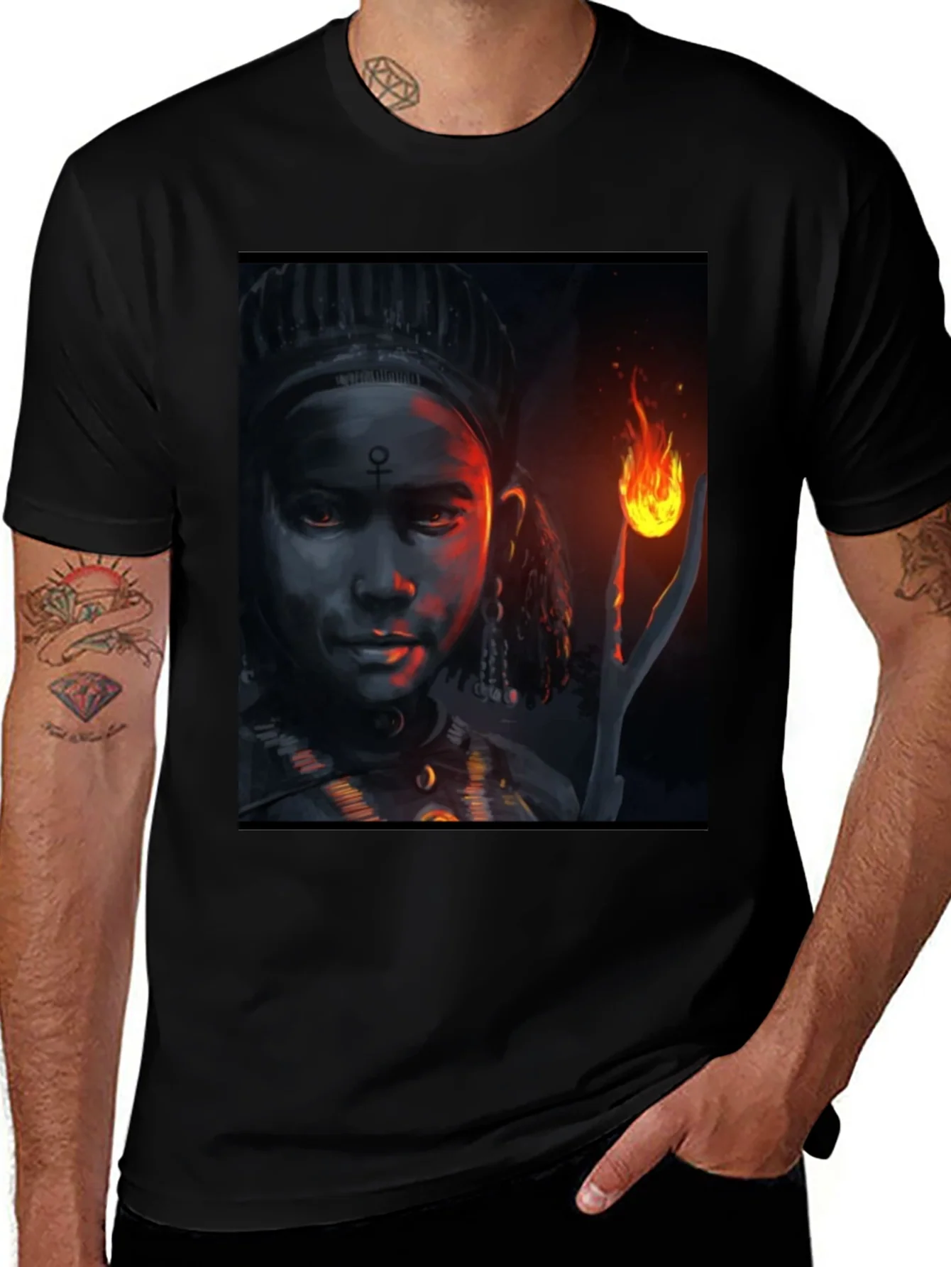 Rebbecca Mystic Fire T-Shirt - Unique Graphic Tee