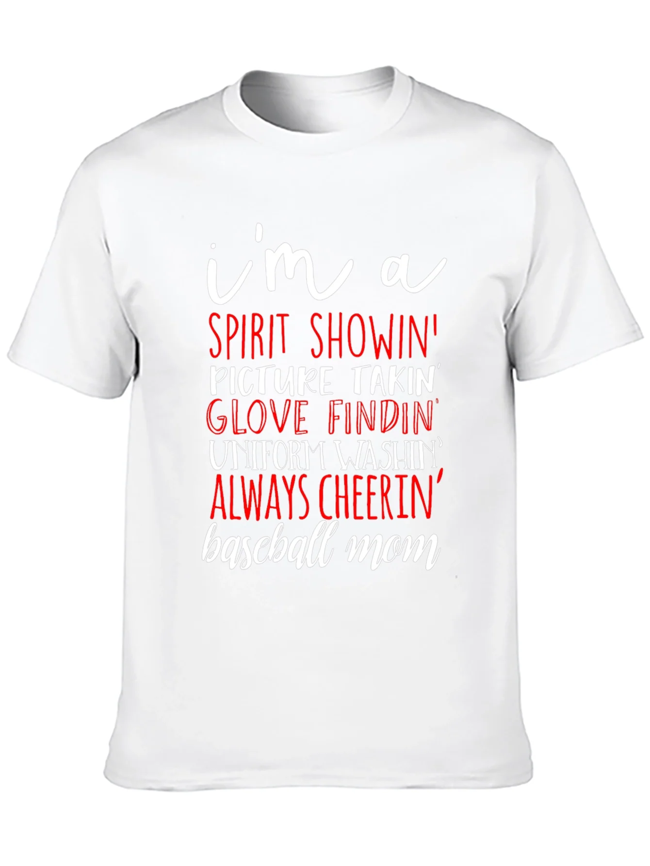 Rebbecca Baseball Mom Graphic T-Shirt