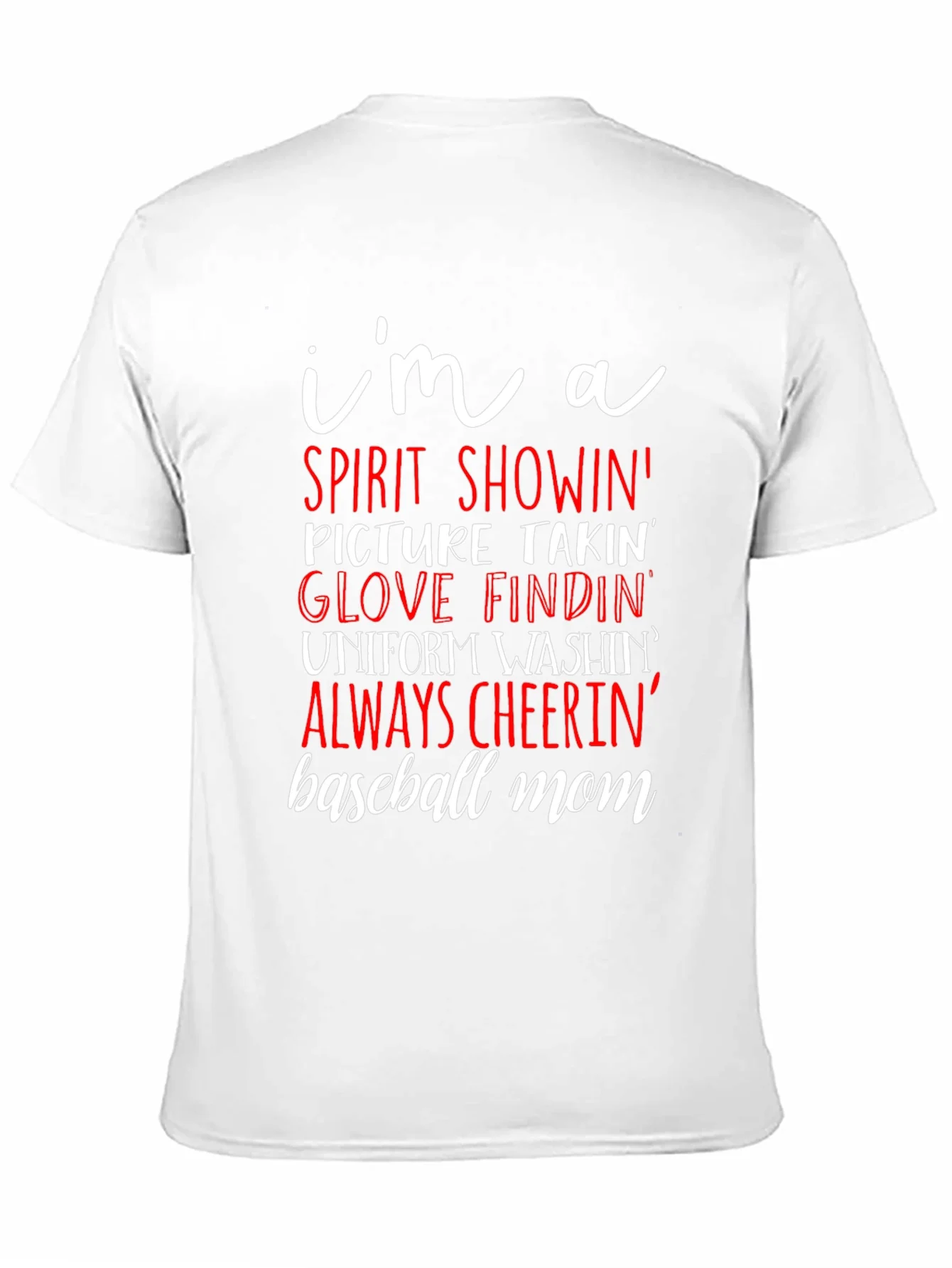 Rebbecca Baseball Mom Graphic T-Shirt