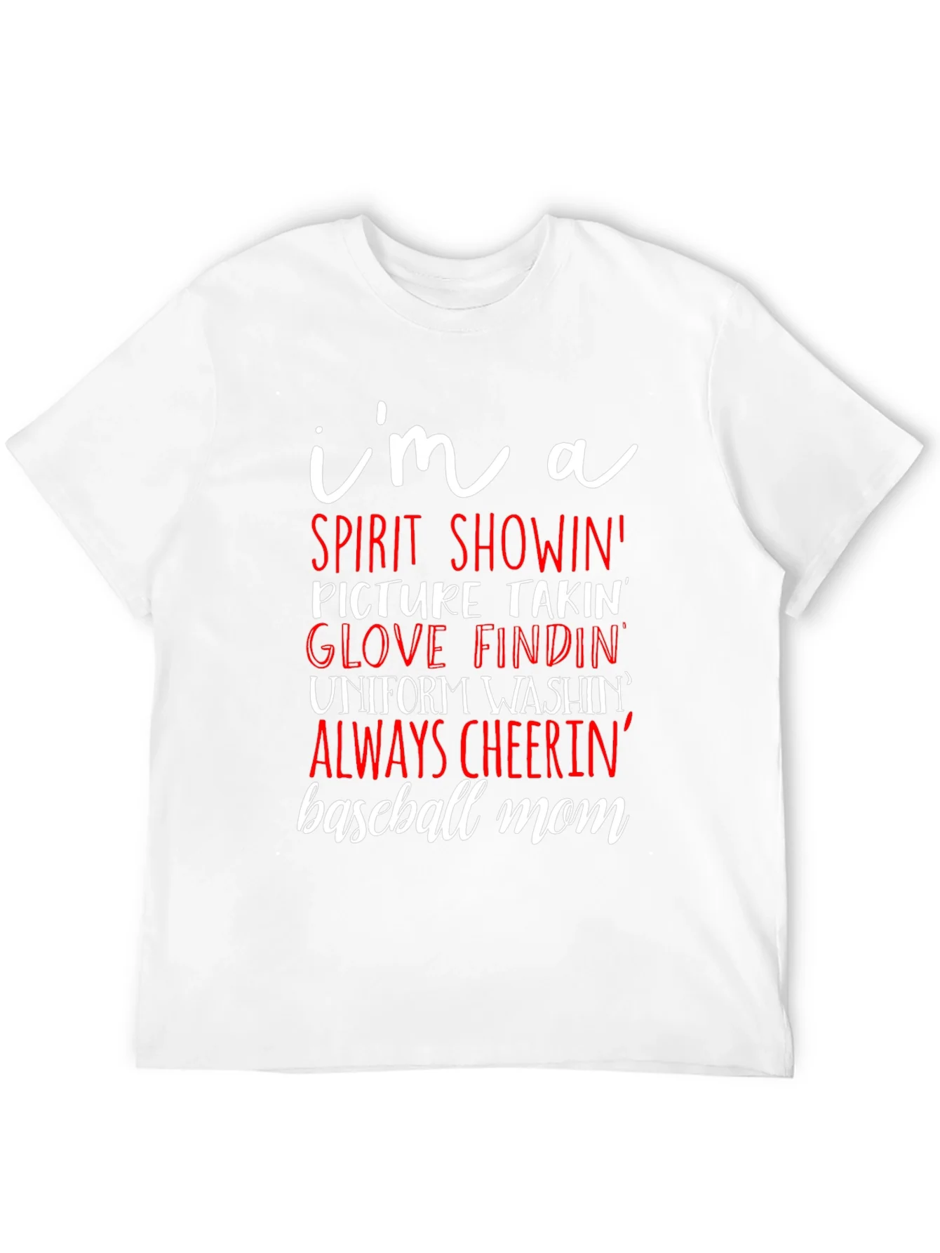 Rebbecca Baseball Mom Graphic T-Shirt