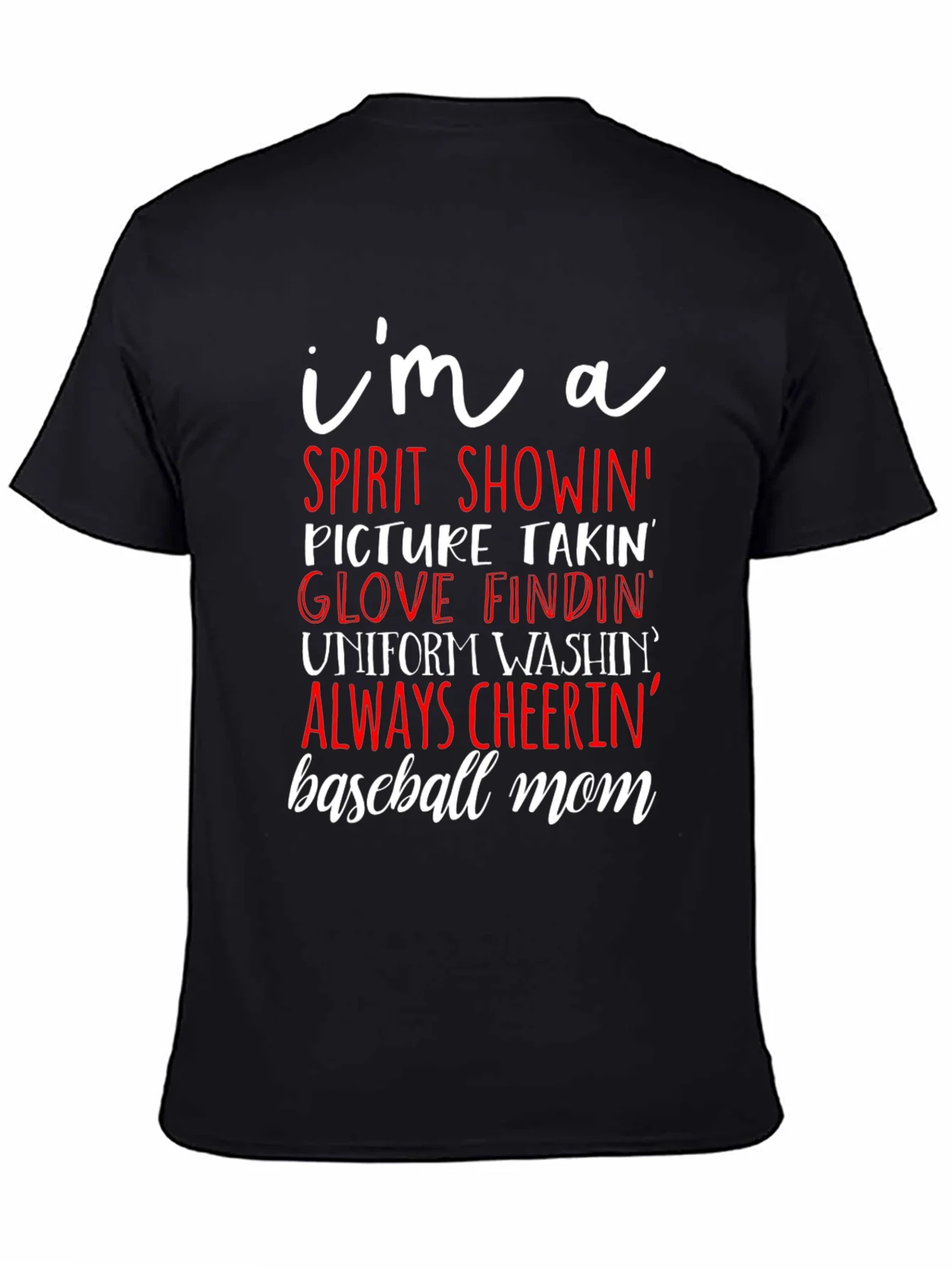 Rebbecca Baseball Mom Graphic T-Shirt
