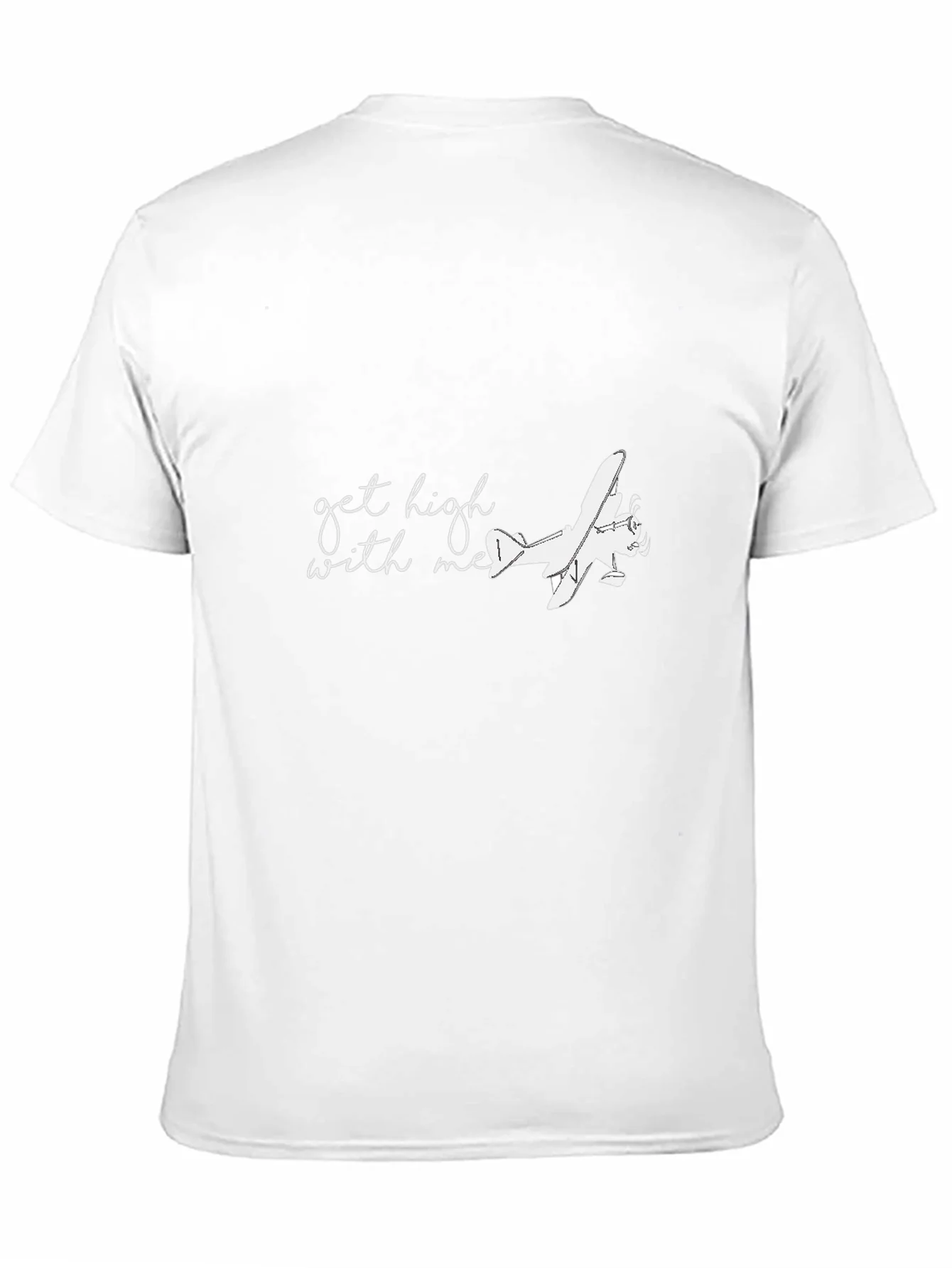 Rebbecca Get High With Me Airplane Graphic Tee