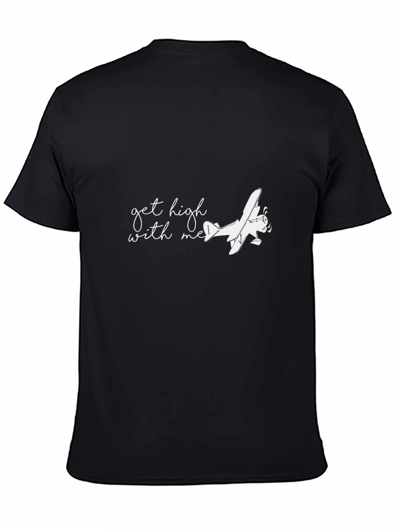 Rebbecca Get High With Me Airplane Graphic Tee
