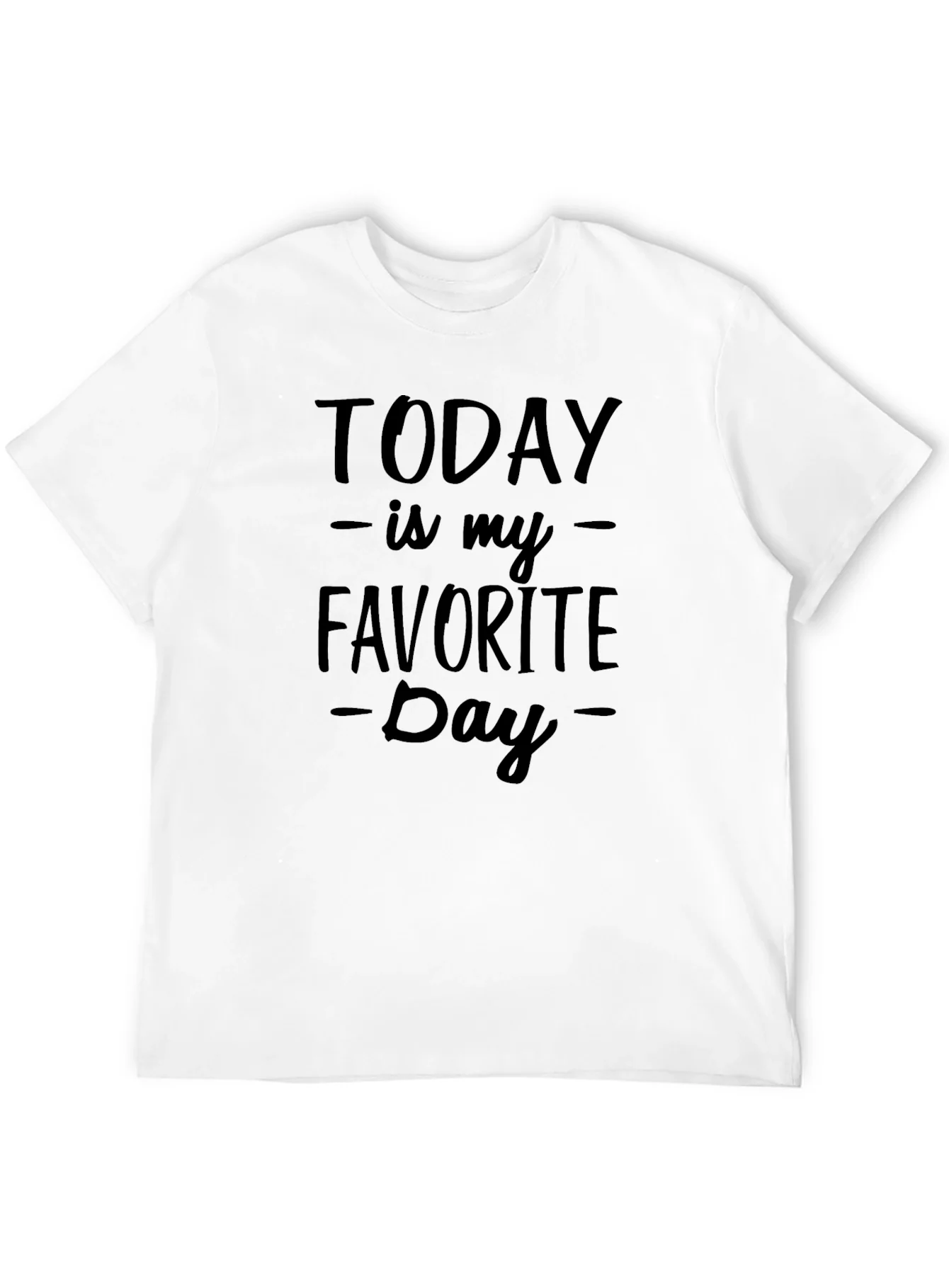 Camiseta Negra Hoy es mi d¨ªa favorito